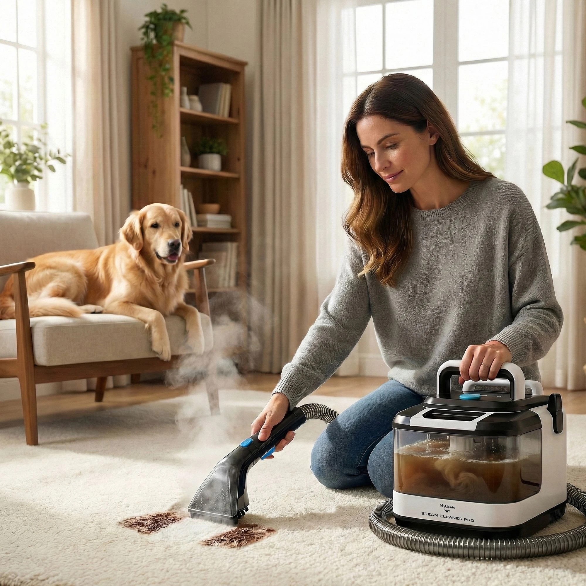 2 MyGenie Steam Spot Cleaner Pro - White, 2 of 5