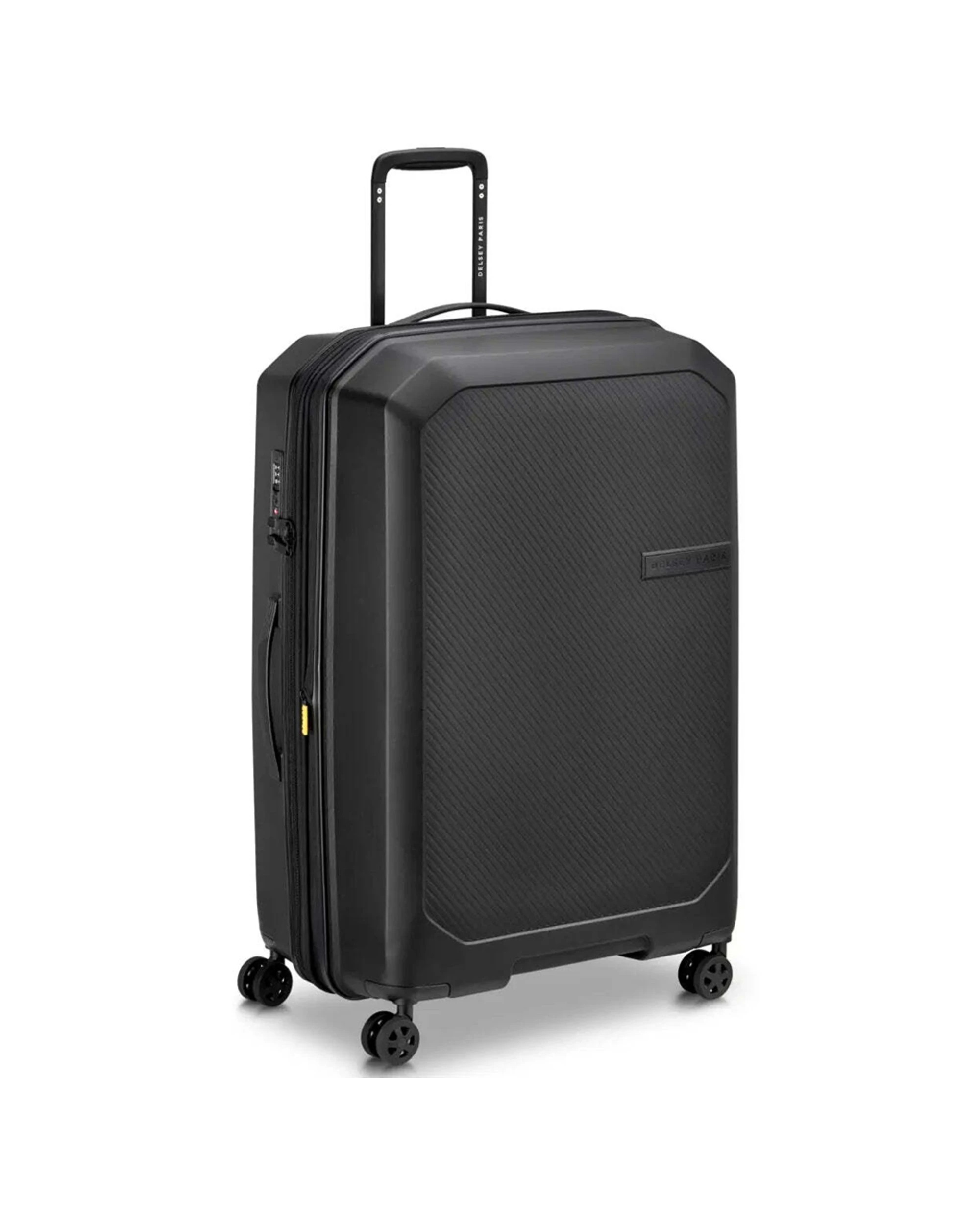 3 Delsey Anvers 75 cm 4 Wheel Expandable Suitcase TSA Lock Matte Finish - Black, 3 of 7