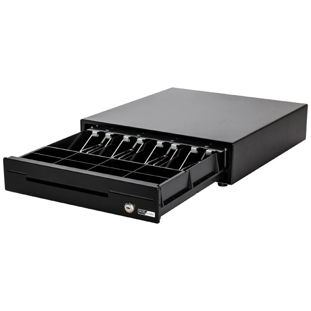 1 POS-mate Cash Drawer Printer Driven Classic Black, 1 of 6