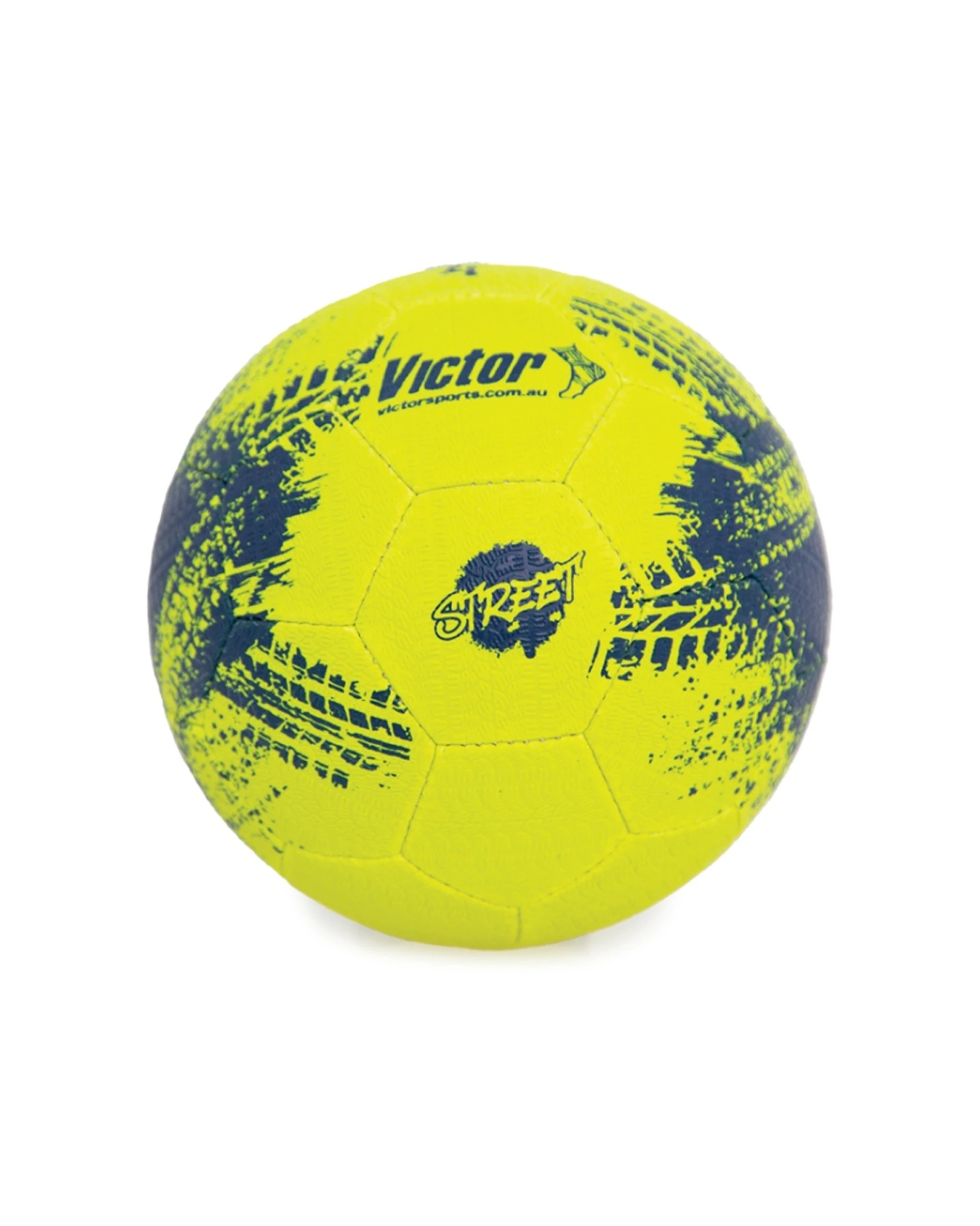 1 Victor Sports Soccer Ball Street Durable Rubber Size 4 - Yellow, 1 of 3