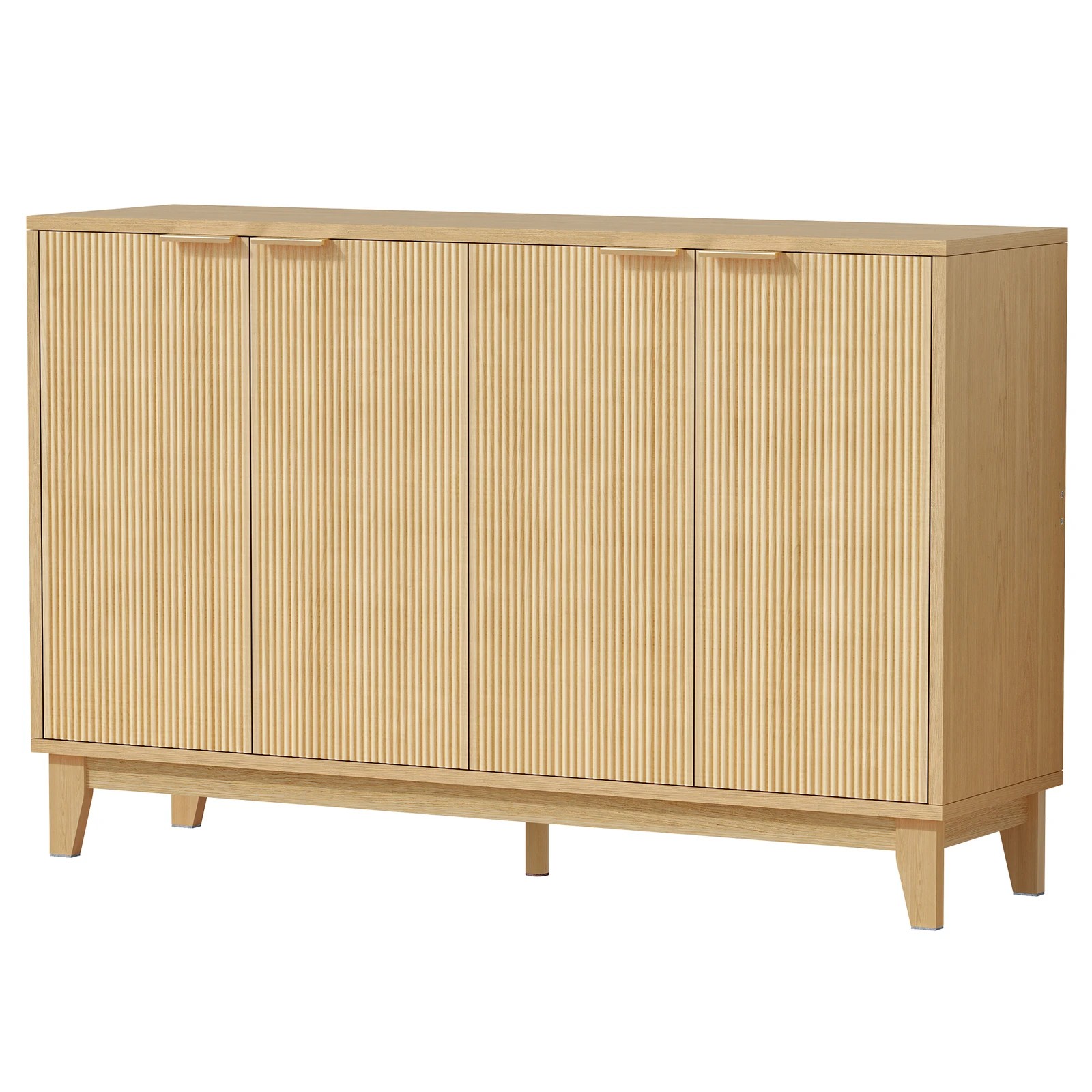 1 Alfordson Buffet Sideboard Cupboard Storage Cabinet Kitchene - Oak, 1 of 10