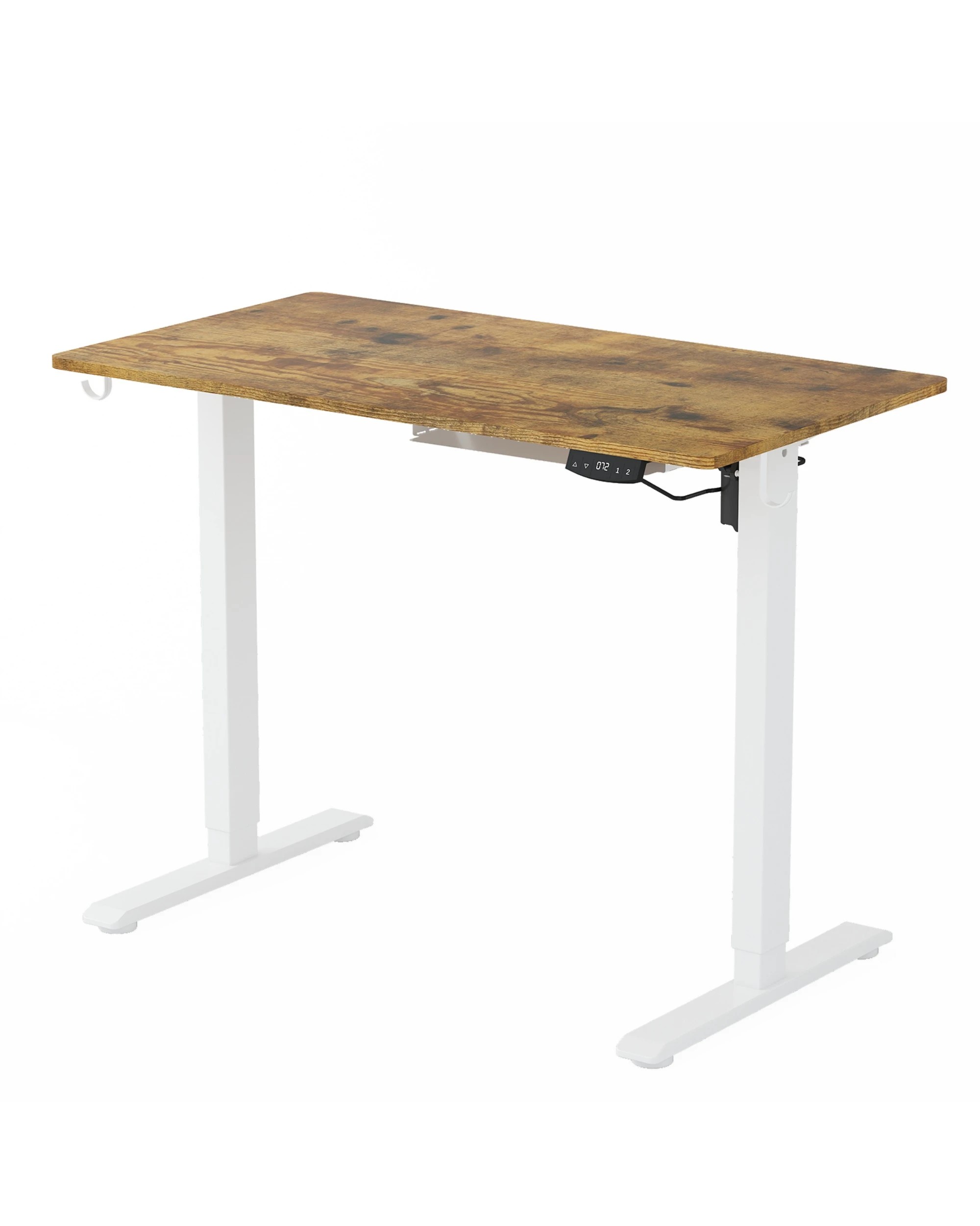 1 dvwin Electric Standing Desk Height Adjustable - Brown, 1 of 6