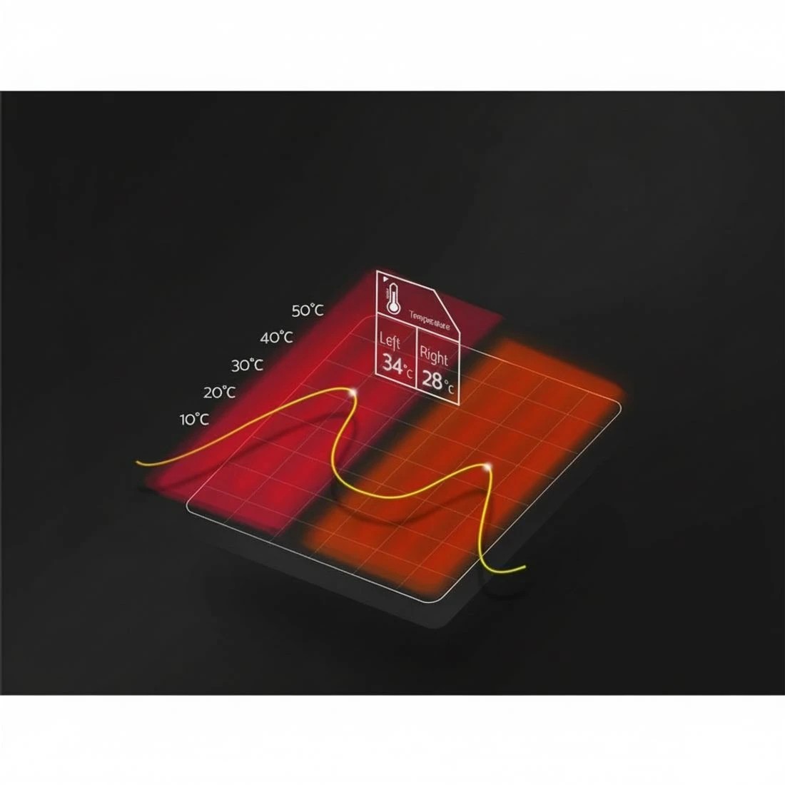 5 Giselle Heated Electric Blanket King Fitted Polyester Underlay Washable Winter - White, 5 of 10