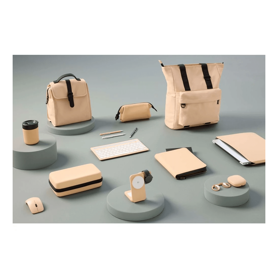 3 Otto On The Go Ballpoint Pen Tan 3 Pack, 3 of 3