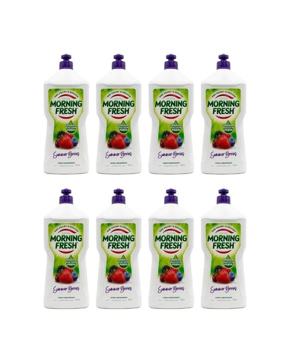 Morning Fresh 8PK Dishwashing Liquid Ultra Concentrate Summer Berries 900ml - Purple