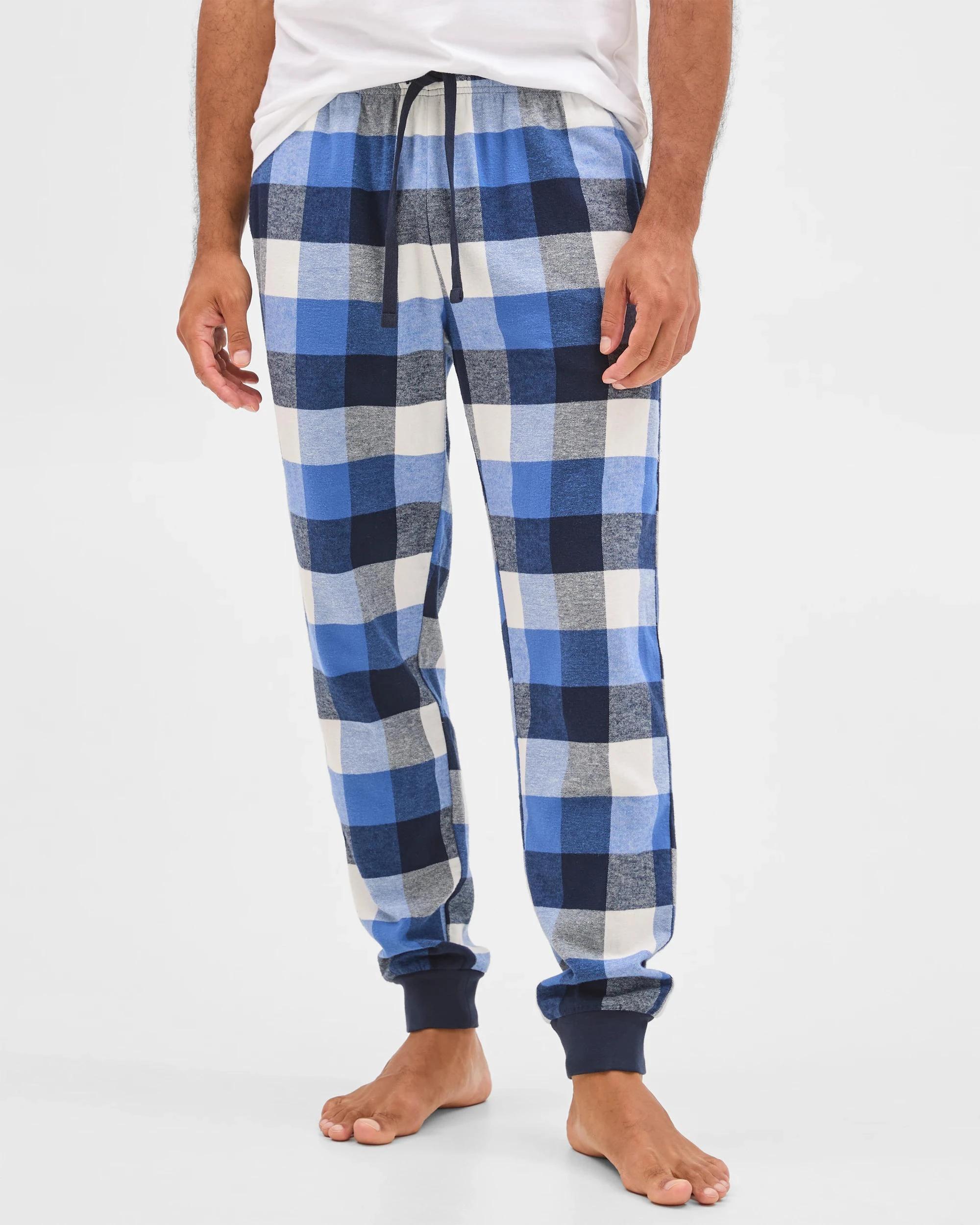 4 Target Man  Flannelette Jogger Sleep Pyjama Pants BLUE BUFFALO, 4 of 5