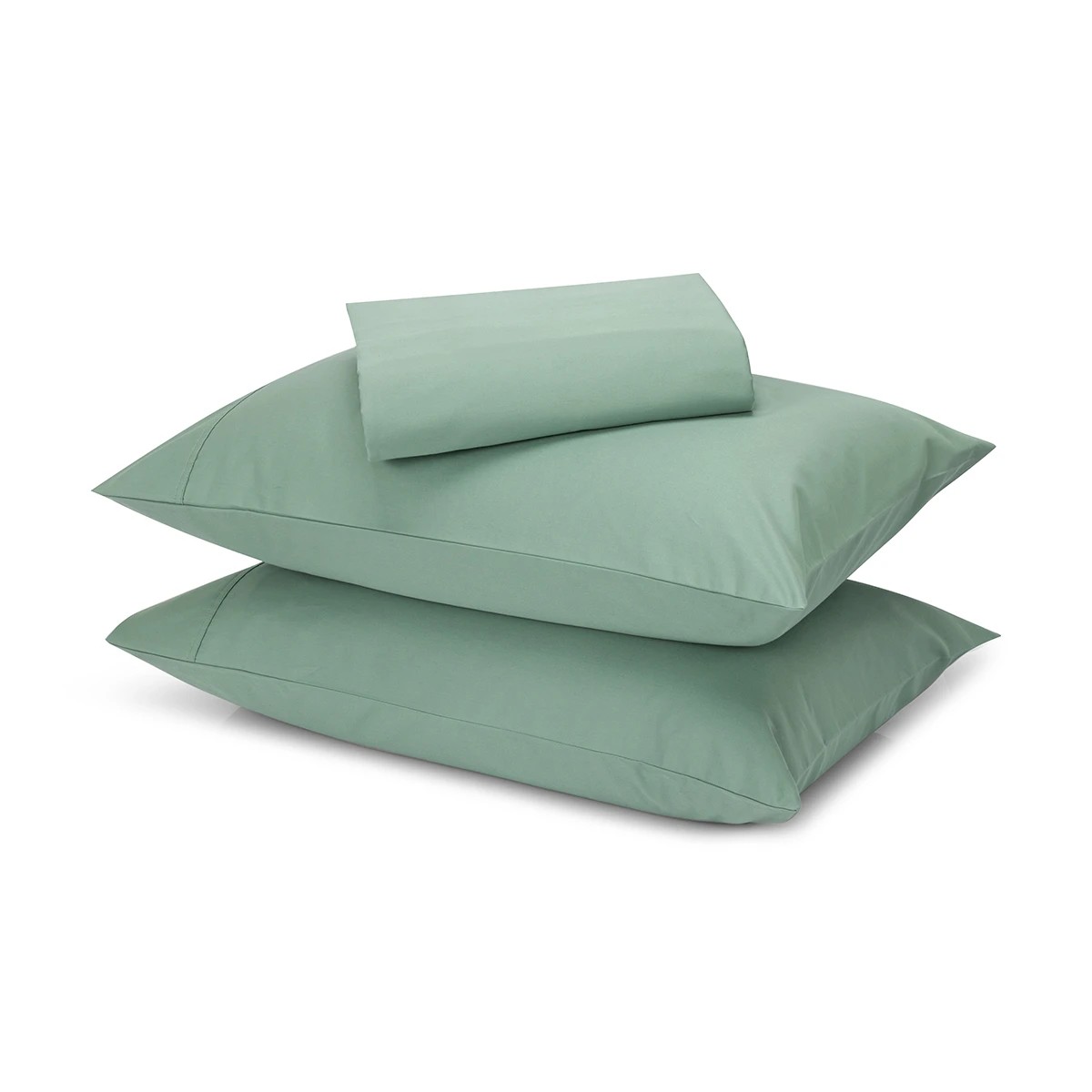 3 500 Thread Count Cotton Sheet Set - Double Bed, Sage, 3 of 9
