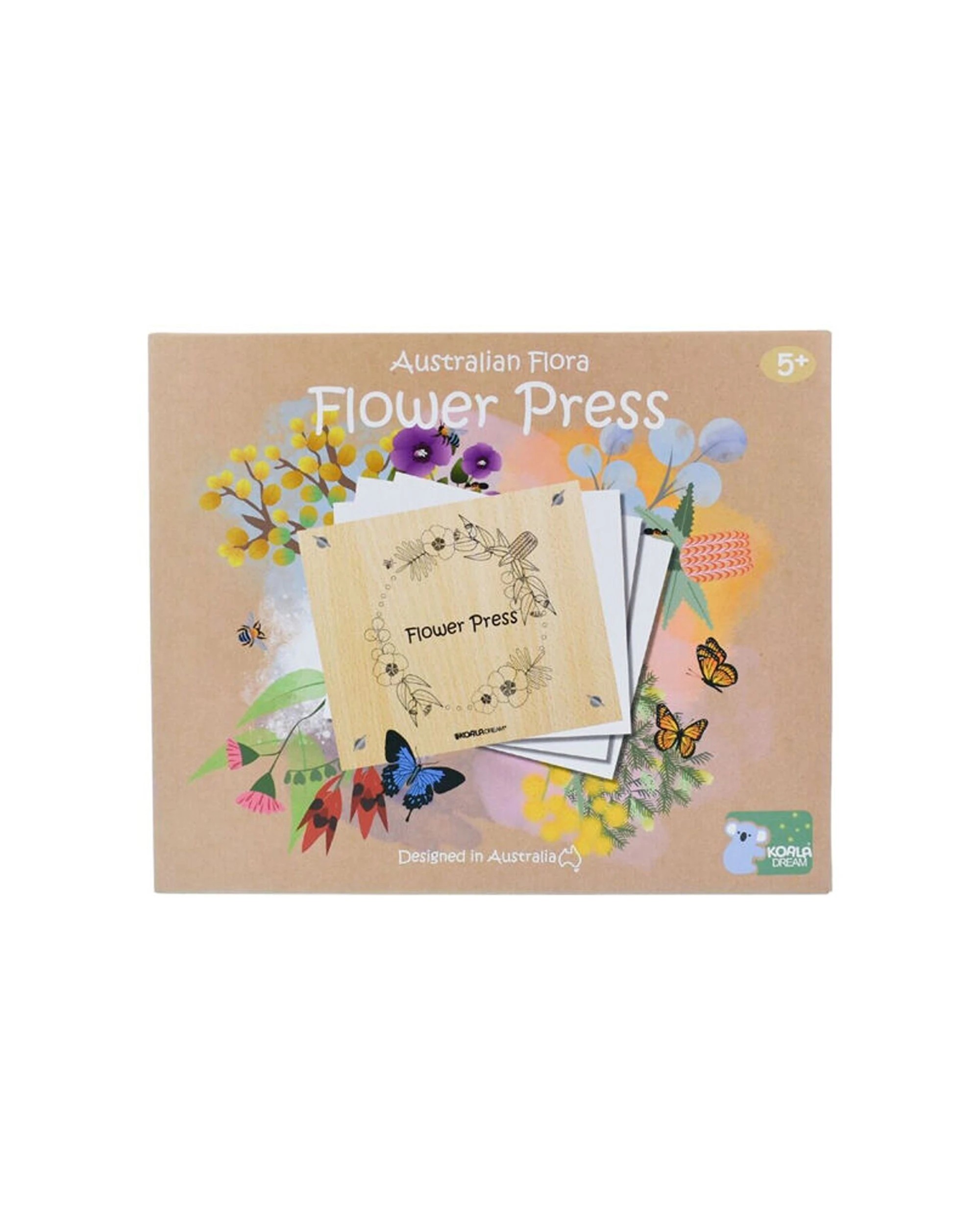 1 Kaper Kidz Australian Flora Flower Press Craft Kit Creativity Kids Activity - Natural, 1 of 7