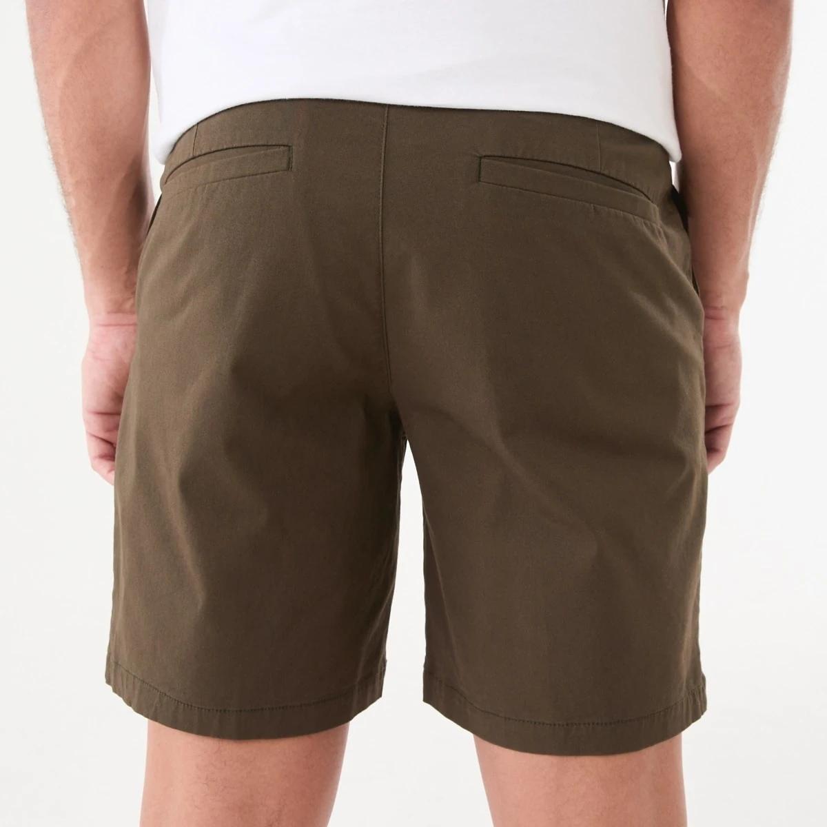 3 Slim Stretch Chino Shorts FOREST NIGHT, 3 of 5