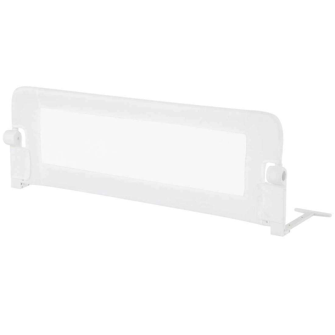 1 Costway 120cm Baby Bed Rail Guard White, 1 of 2