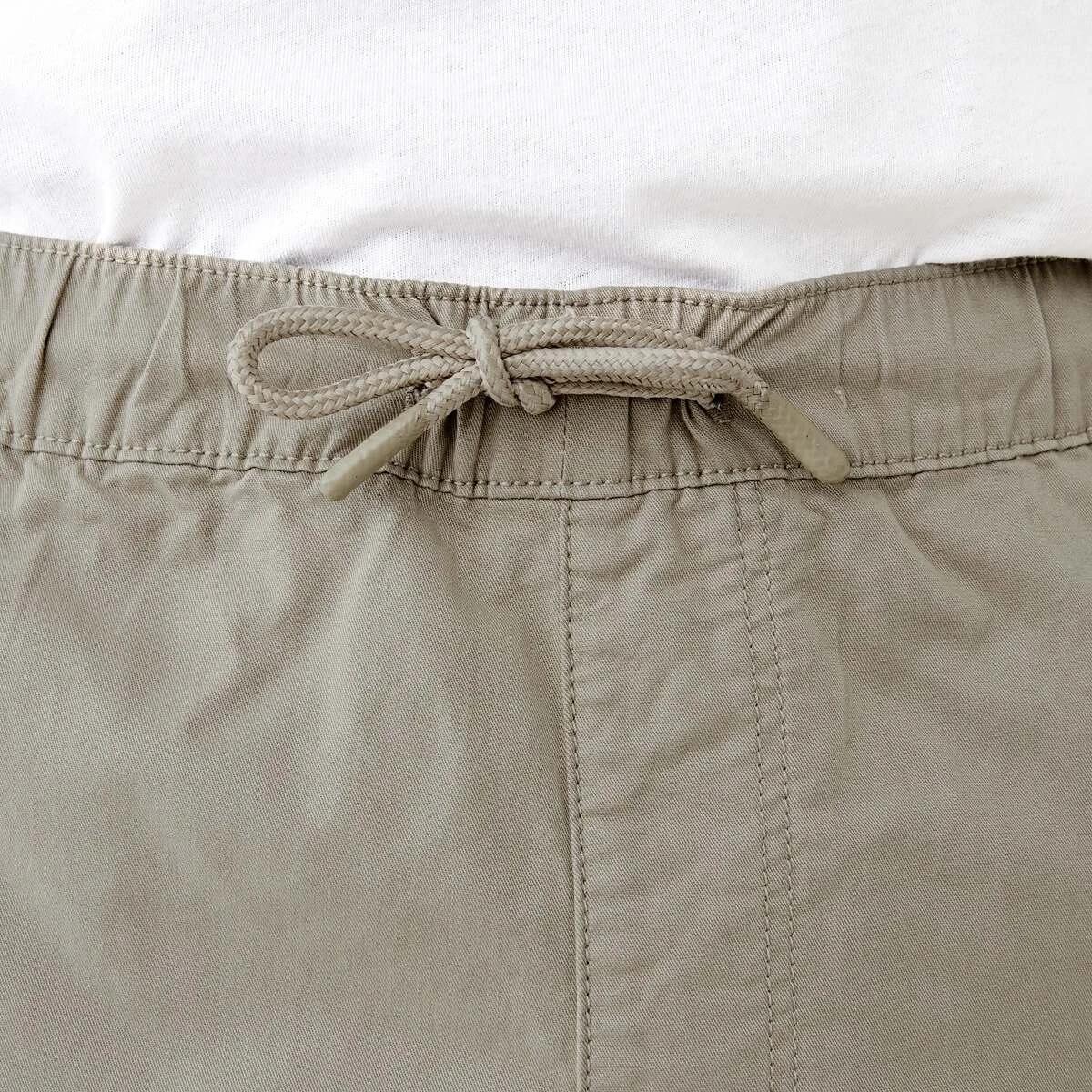 4 Elastic Waist and Cuffed Cargo Pants ALUMINIUM, 4 of 7