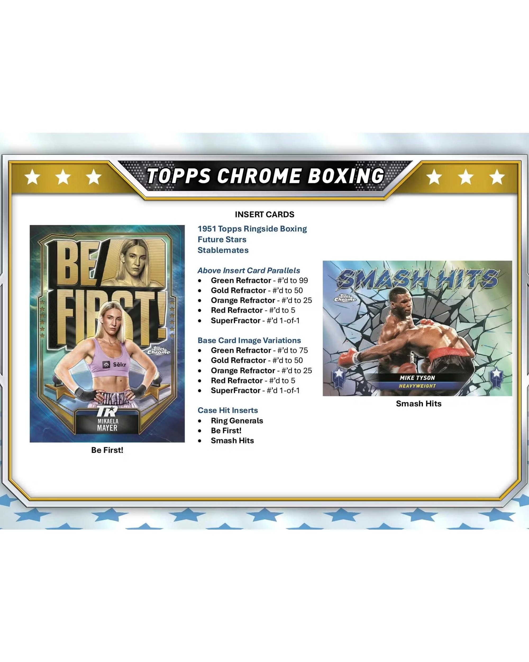 5 Topps 2024 Chrome Boxing Hobby Box, 5 of 10