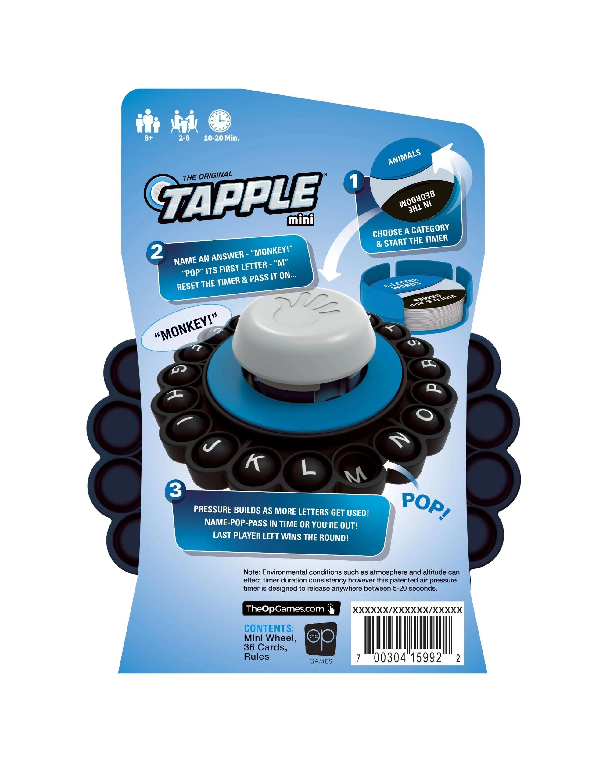 8 Tapple Mini Card Game, 8 of 8