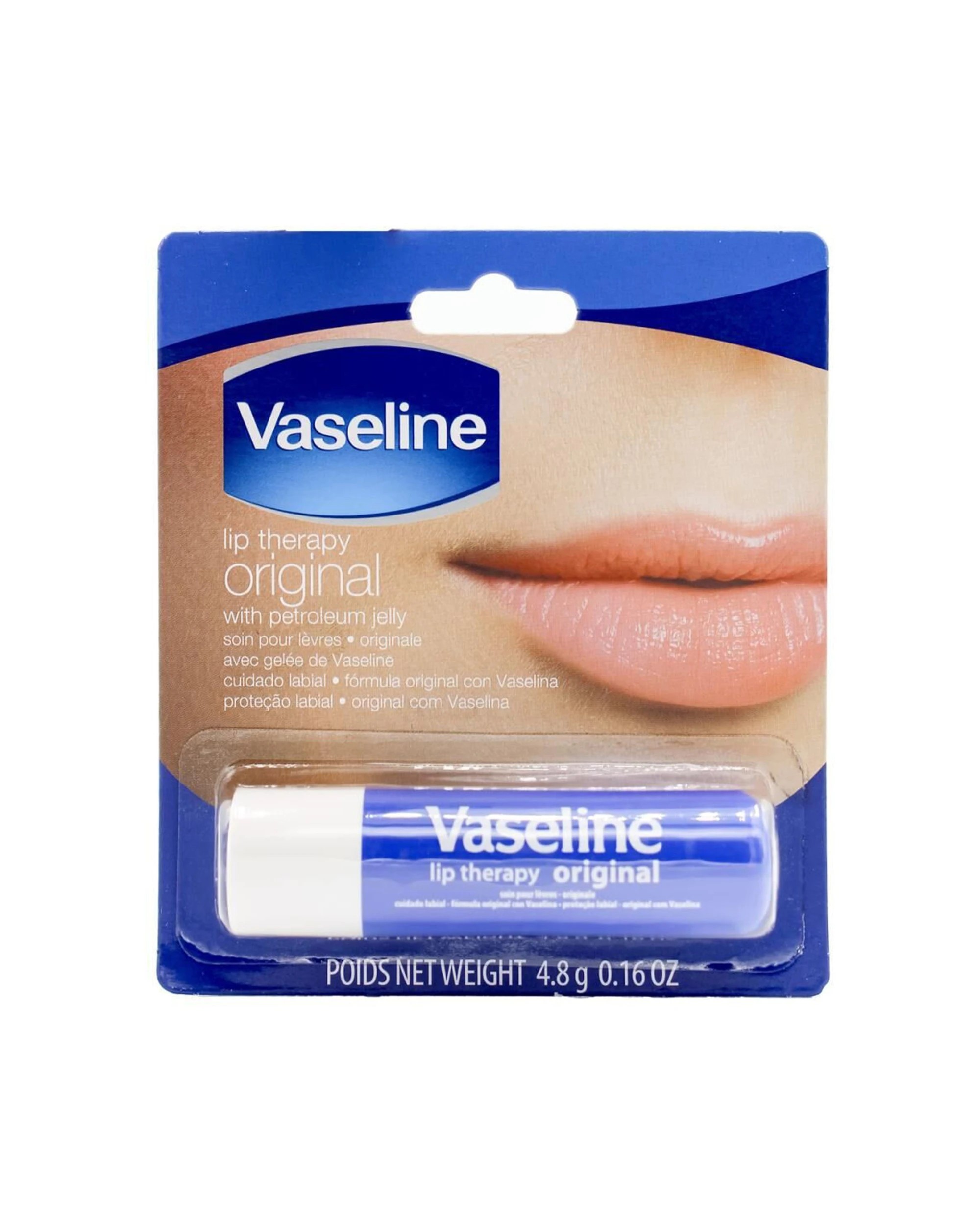 2 Vaseline 6PK 4.8g Lip Therapy Original With Petroleum Jelly - Blue, 2 of 3