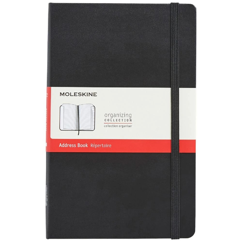 1 Moleskine Classic Address Book Large 240pg Black, 1 of 3