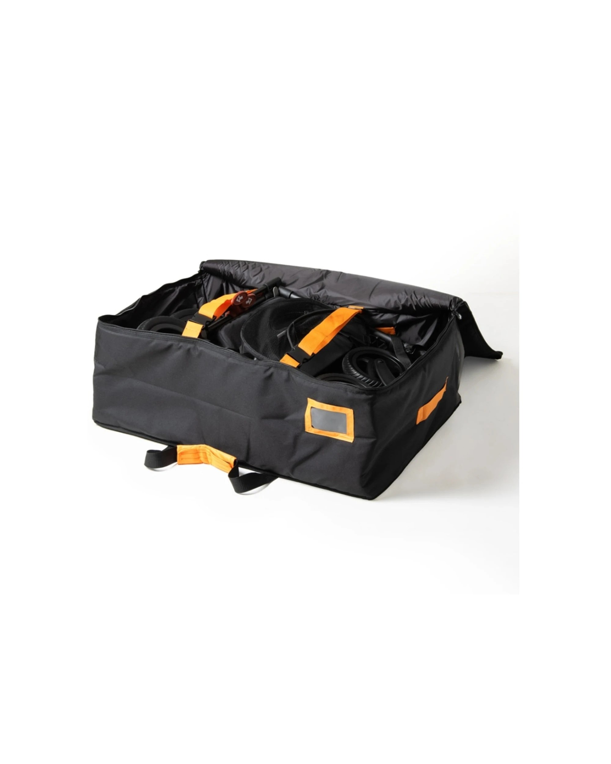 2 Valcobaby Universal Double Pram Stroller Storage Bag With Padded Handles - Black, 2 of 2
