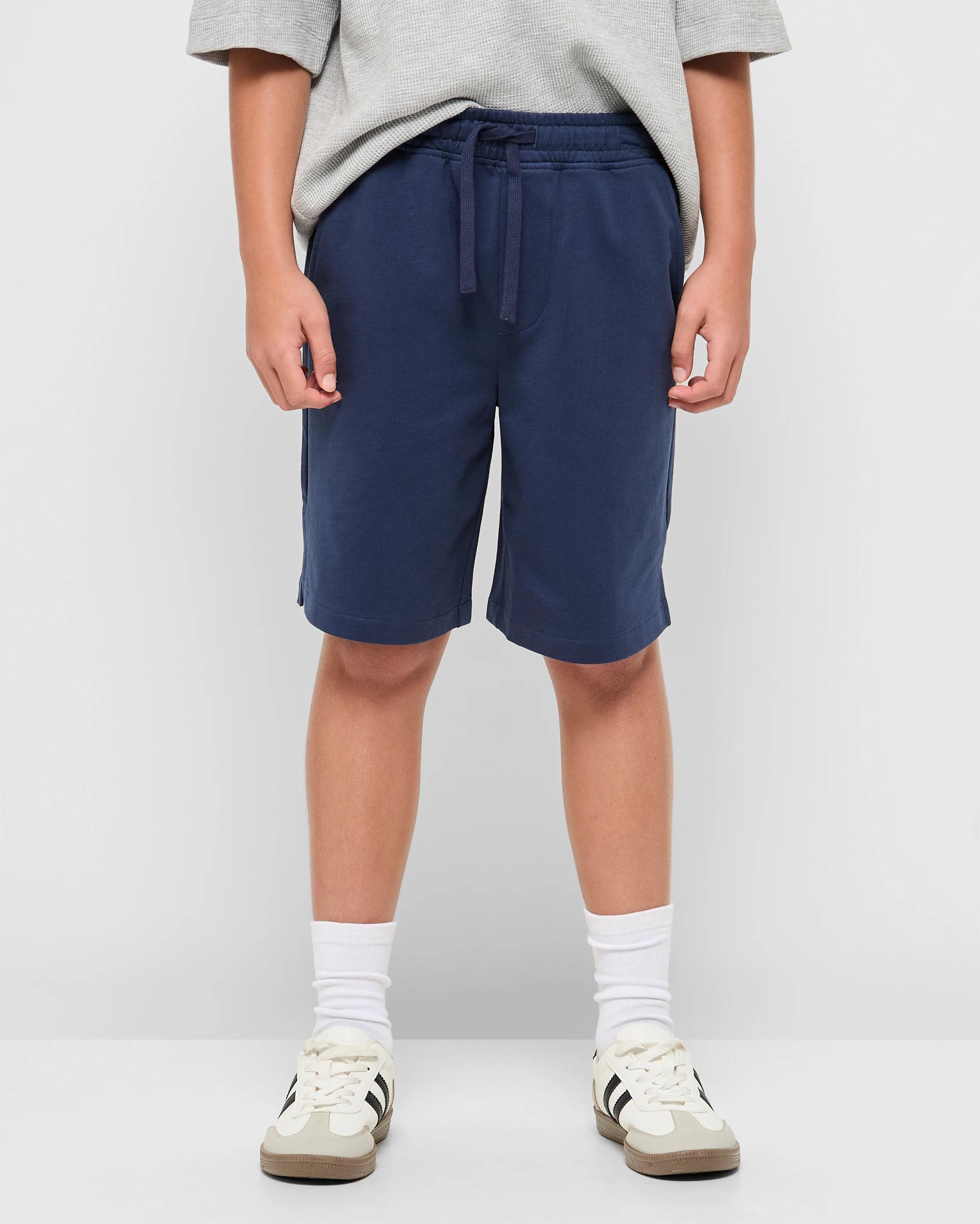 1 Target Youth Australian Cotton Sweat Shorts NAVY, 1 of 5