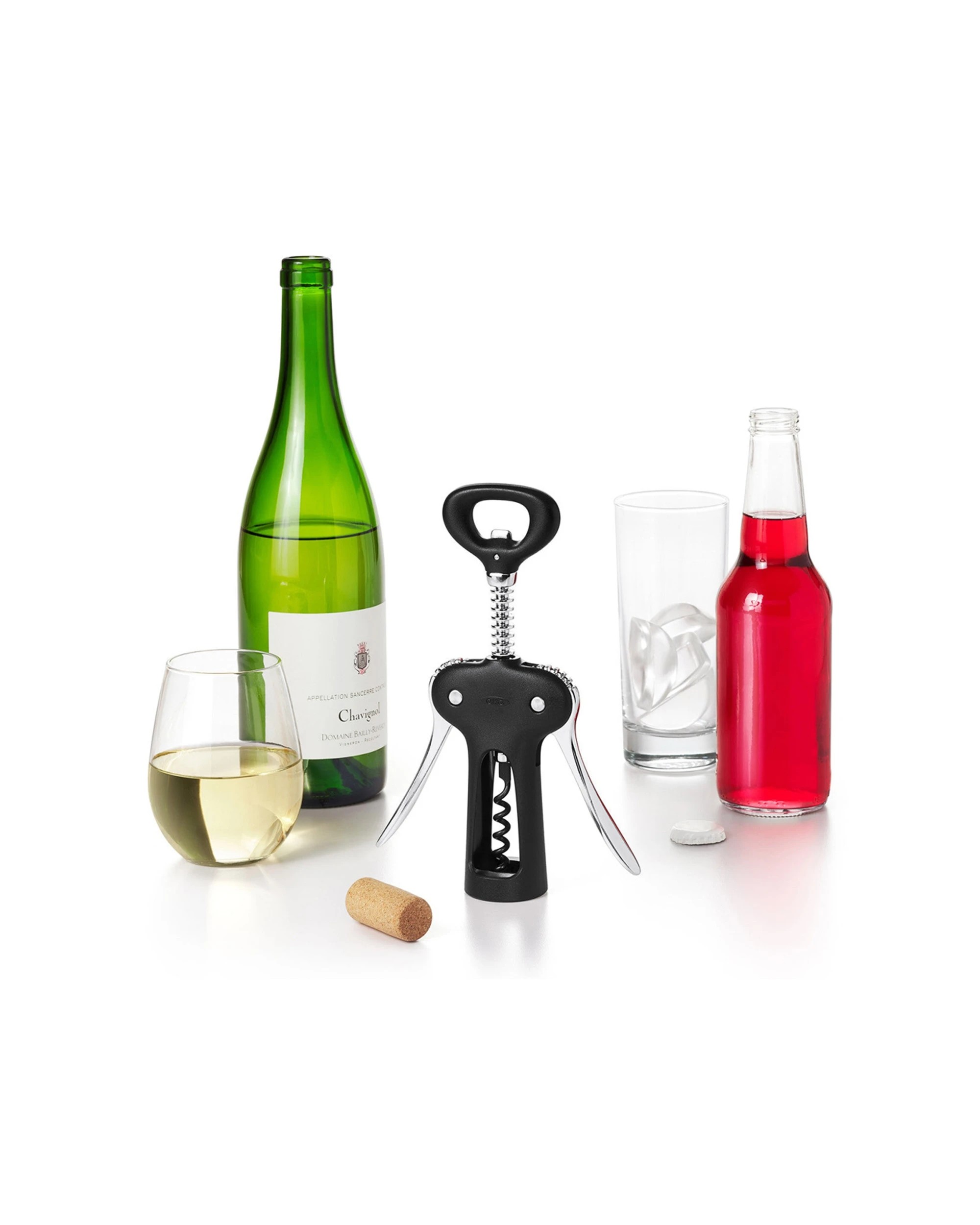 5 OXO Die-Cast Zinc Corkscrew with Integrated Bottle Opener, Silver - Silver, 5 of 6