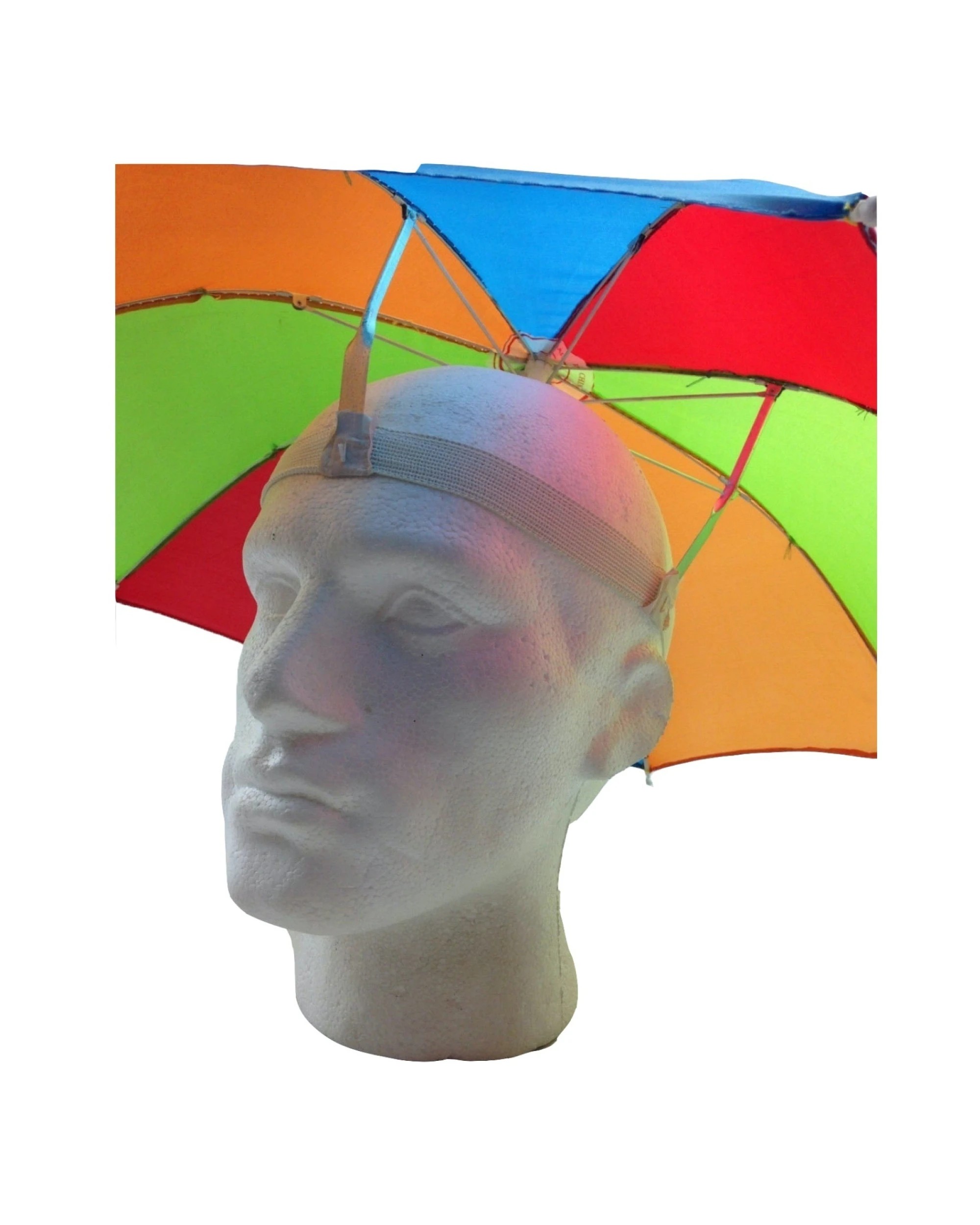 9 BR Costumes Rainbow Umbrella Hat Set with 70s Moustache Costume Props, 9 of 10