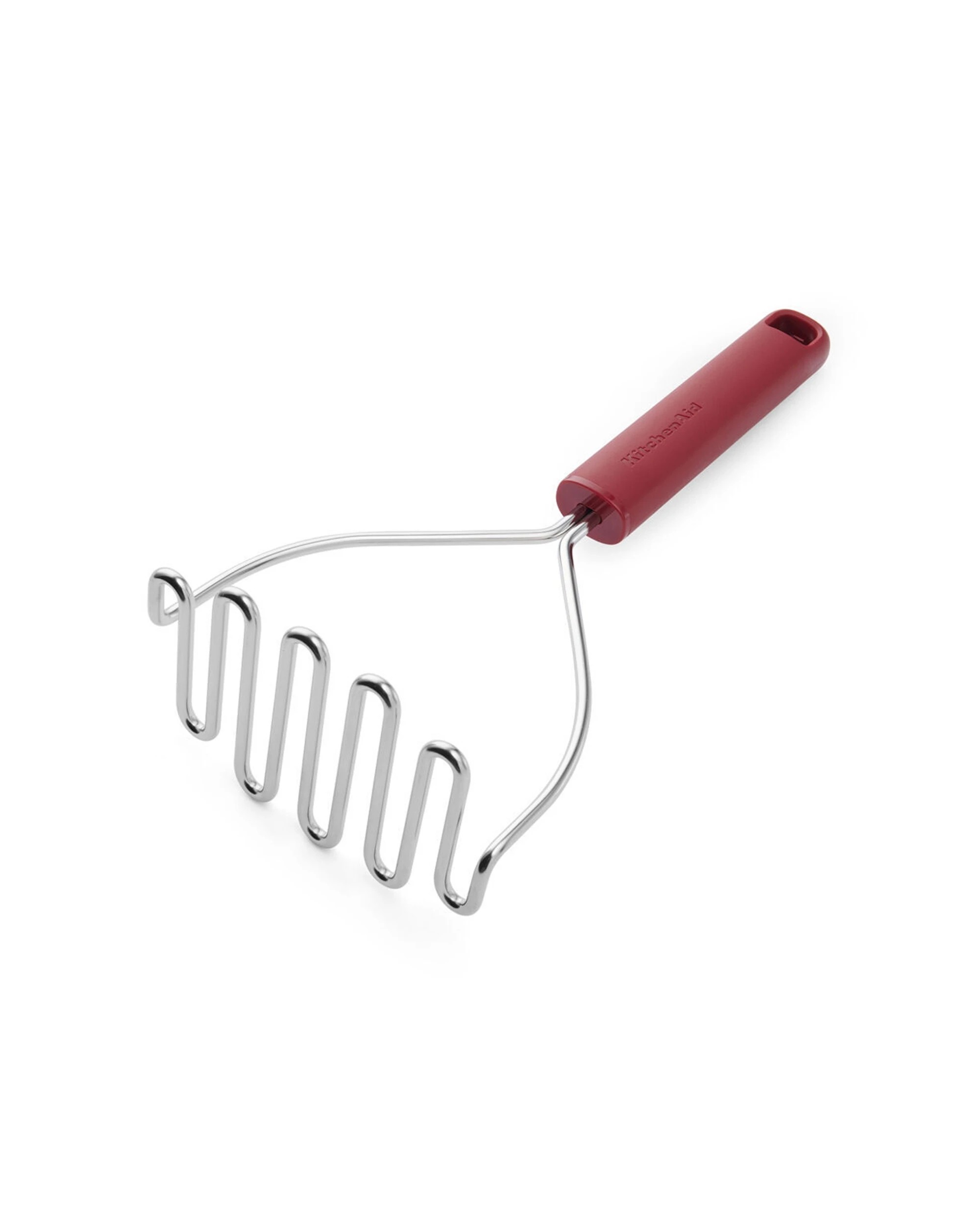 2 KitchenAid Classic Wire Multipurpose Masher 2PK Ergonomic Handle Rust-Resistant - Red, 2 of 6