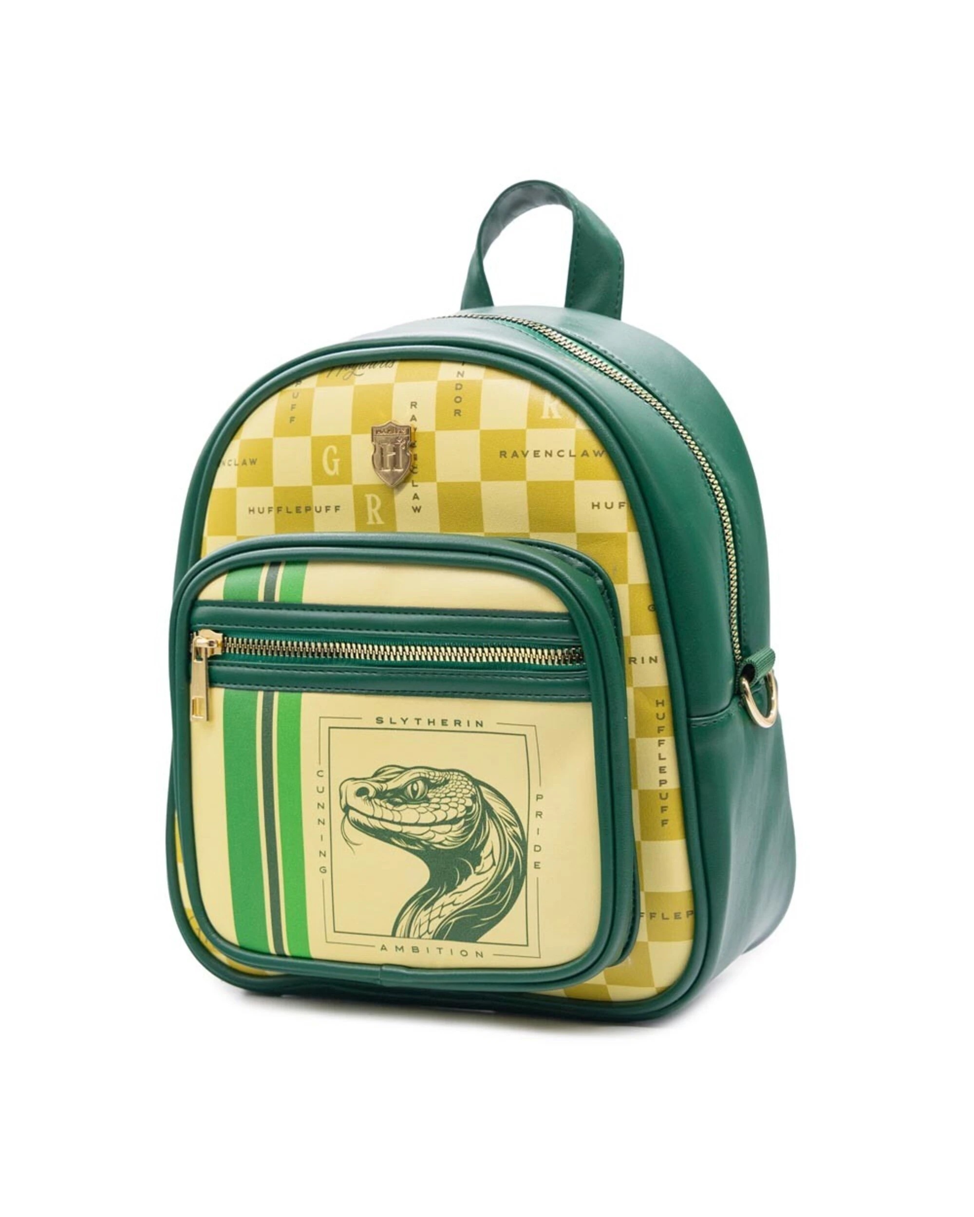 2 Harry Potter - Checkered Slytherin Mini Backpack - Green, 2 of 5