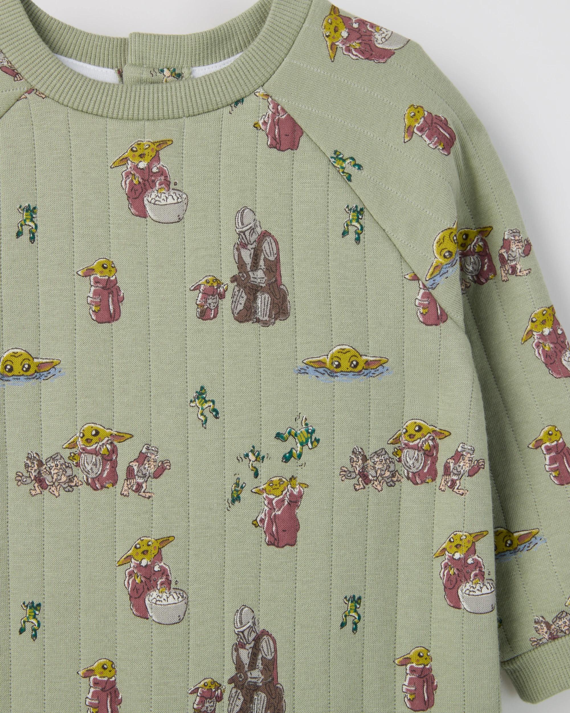 4 Disney Organic Cotton Baby Quilted Coverall STAR WARS SAGE, 4 of 4