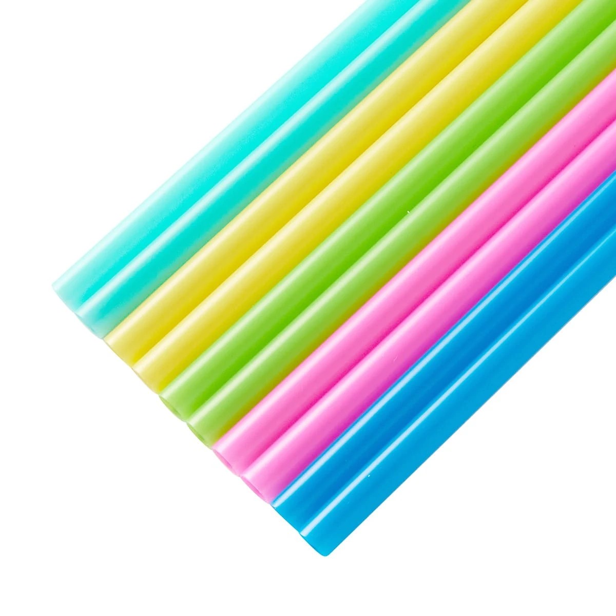 5 10 Piece Reusable Bright Straws, 5 of 9