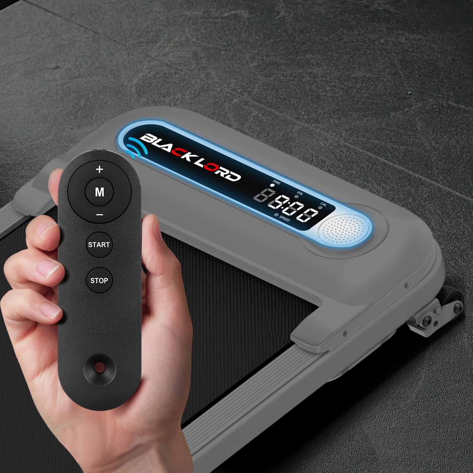 8 Black Lord Treadmill Electric Walking Pad Incline Shock Absorbers Home Gym - White, 8 of 10