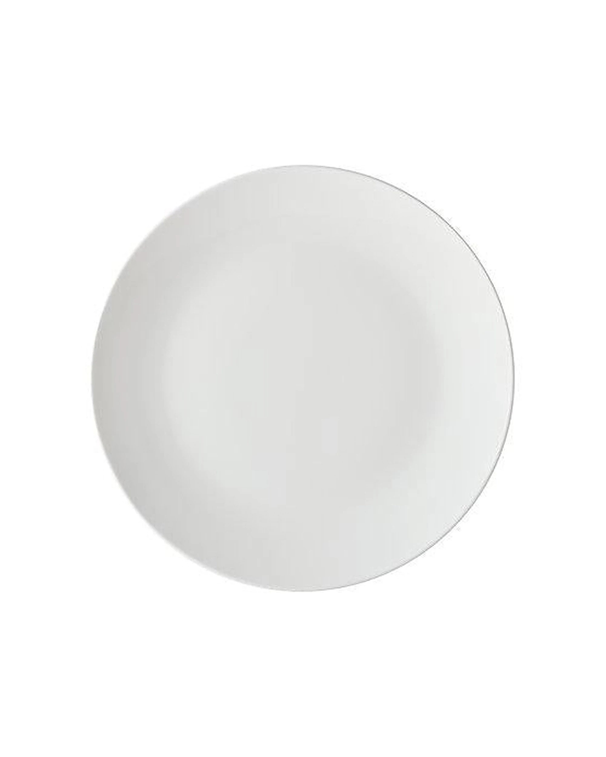 3 Maxwell & Williams Basics 23cm Porcelain Coupe Entree Plate Dinnerware
 - White, 3 of 3