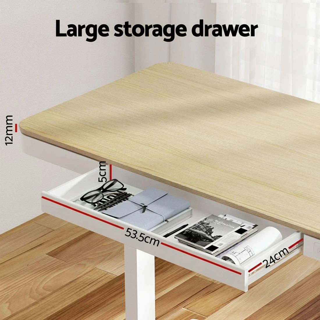 7 Artiss Electric Treadmill with 120cm Automatic Standing Desk Walking Pad - Multi, 7 of 9