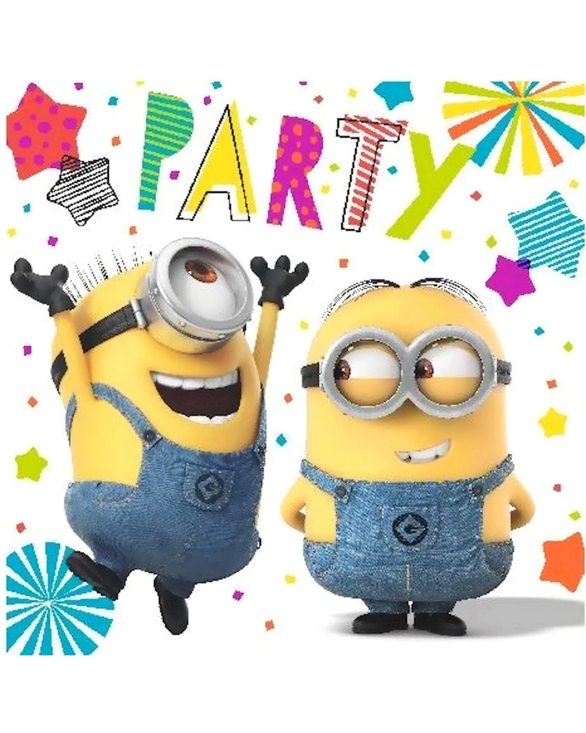1 Despicable Me Despicable Me Minion Made 2 Ply Luncheon Napkins Pack of 16, 1 of 1