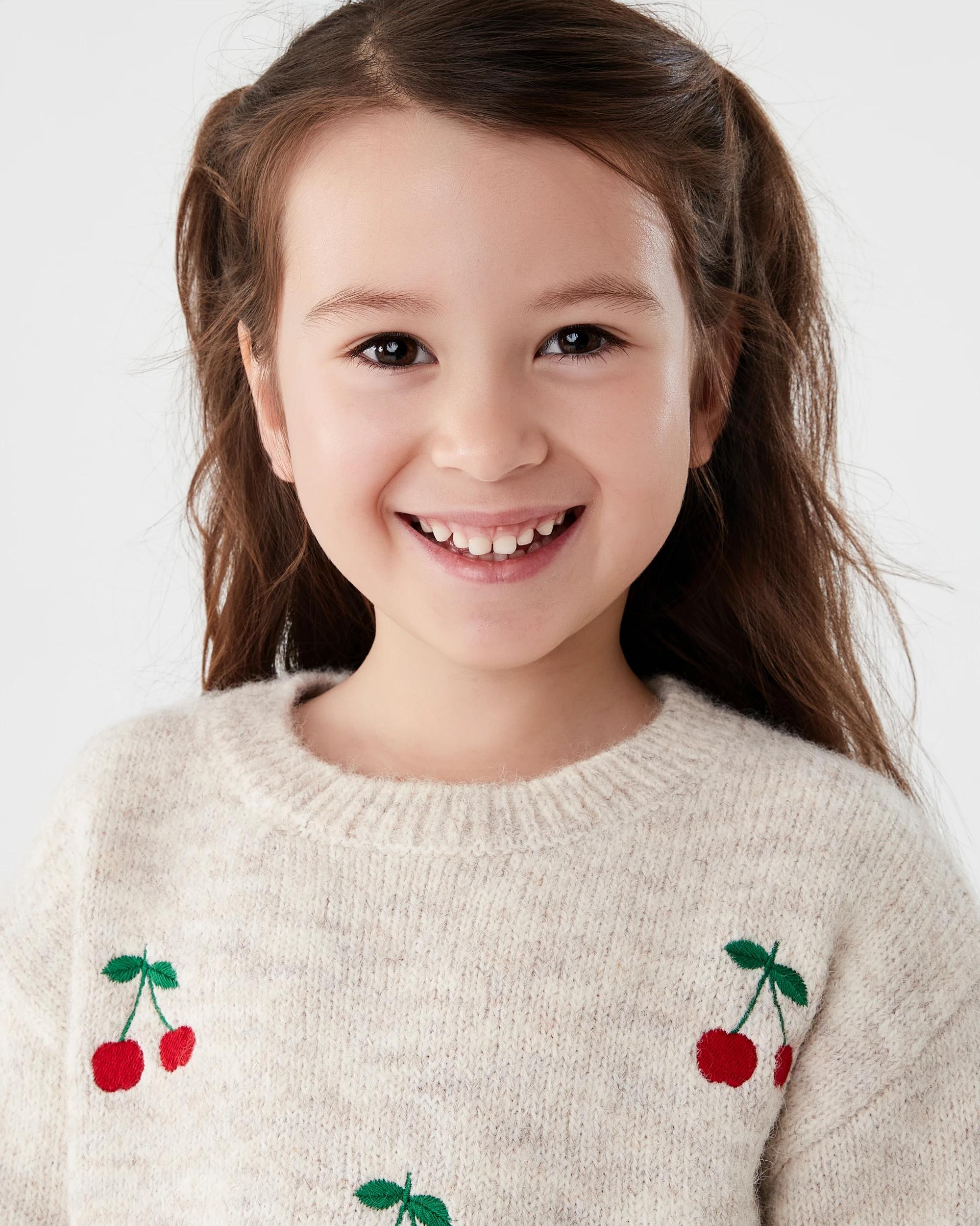 3 Embellished Jumper Bge Cherry, 3 of 8