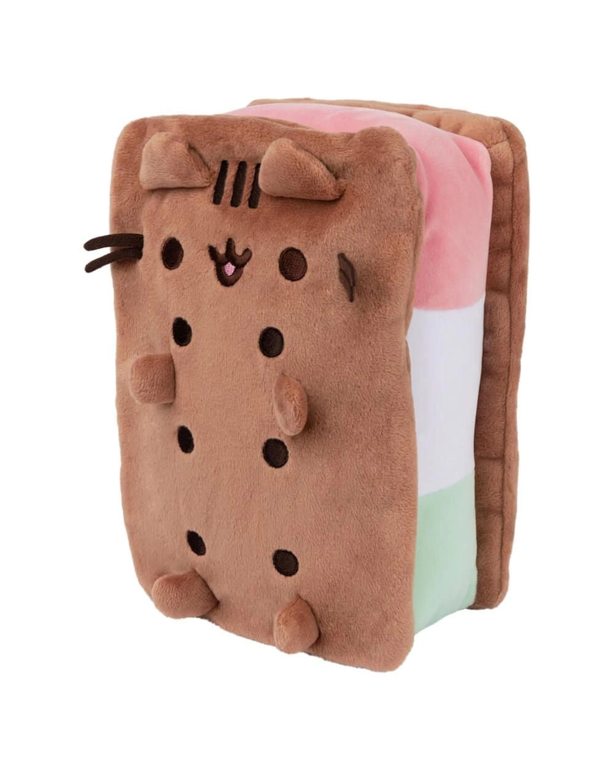 1 Pusheen Neapolitan Ice Cream Sandwich 22cm Plush, 1 of 4