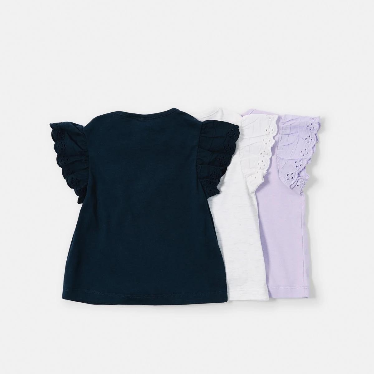 2 3 Pack Pocket T-shirt Pur Nvy, 2 of 8