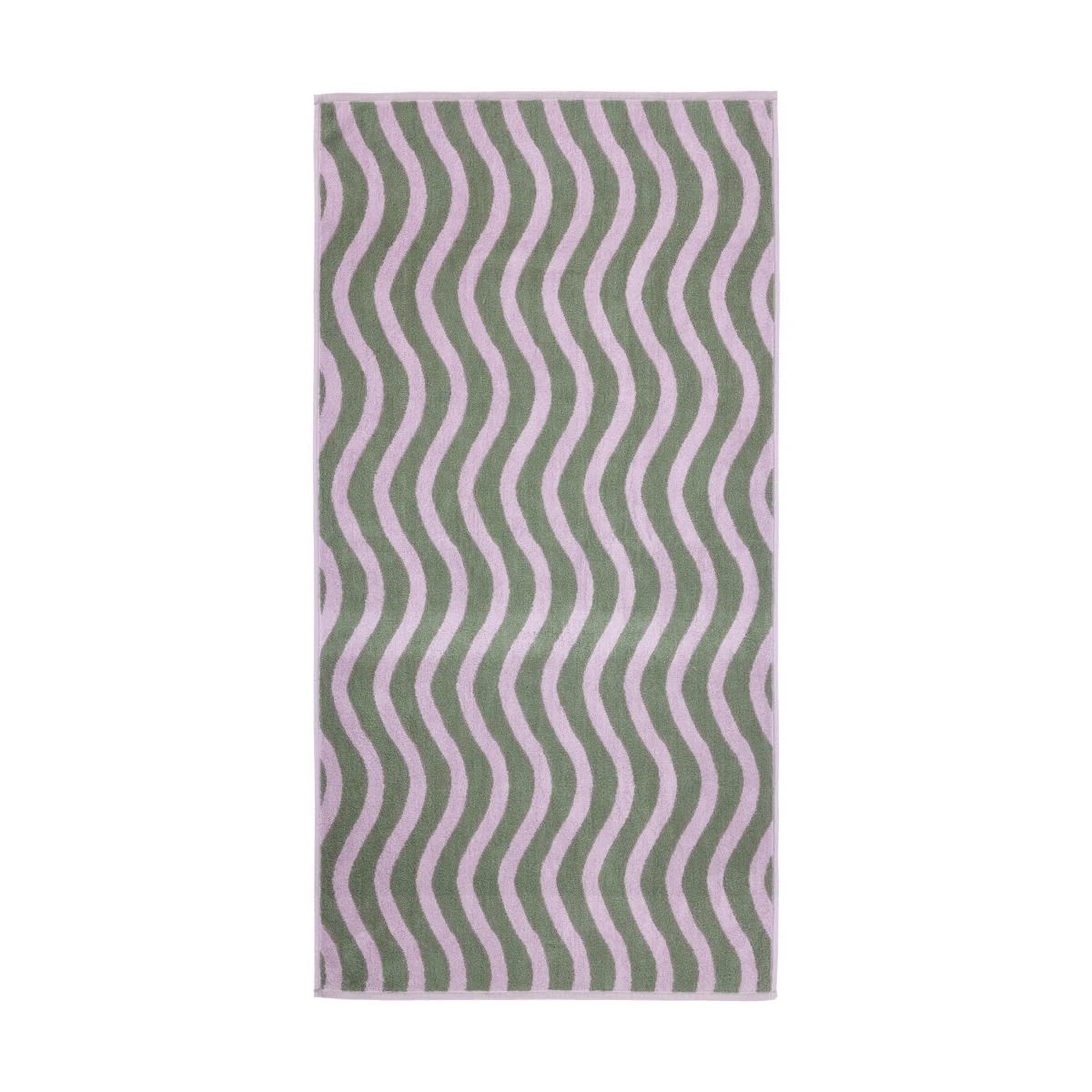 3 Lilac Wave Cotton Bath Towel, 3 of 5