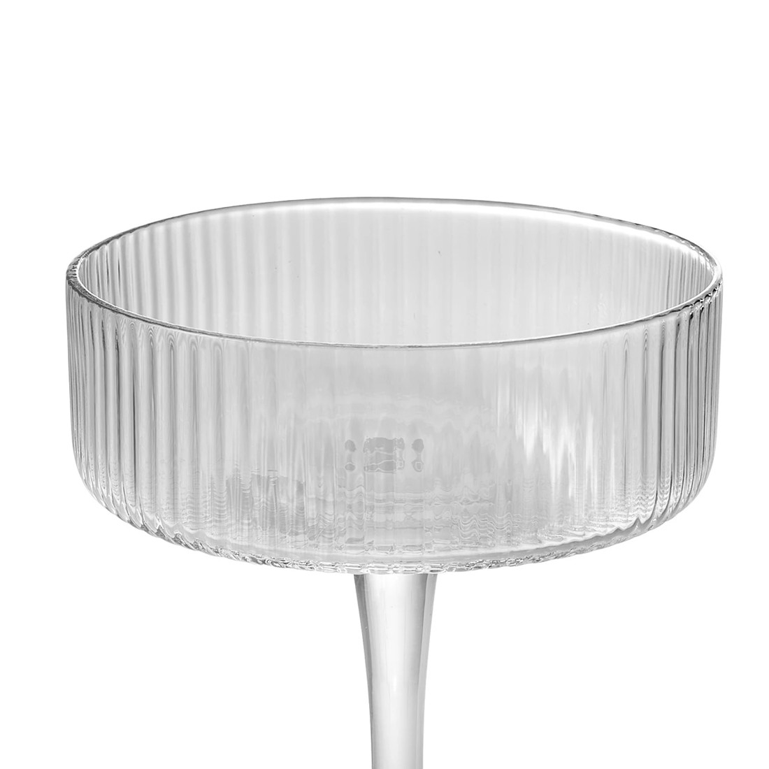 4 4 Linear Coupe Champagne Glasses, 4 of 7