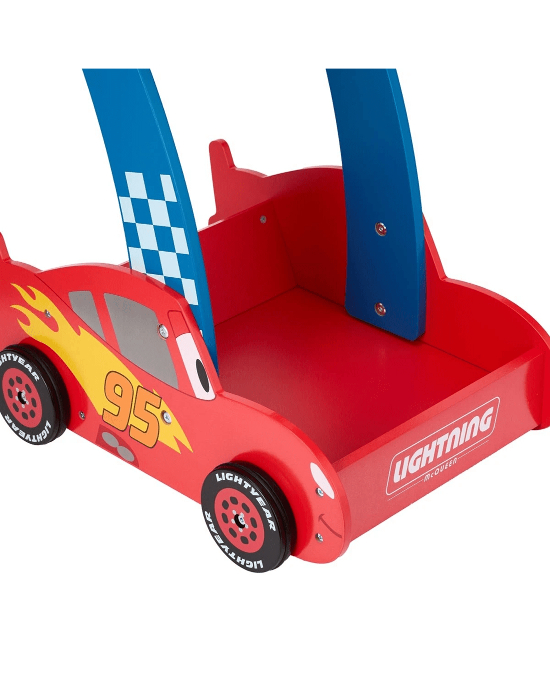 5 Disney Pixar Cars Wooden Toys Junior Walker, 5 of 7