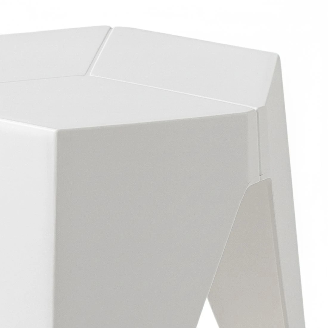 4 Artiss 2x Bar Stools Puzzle Plastic Foot Stool - White, 4 of 7