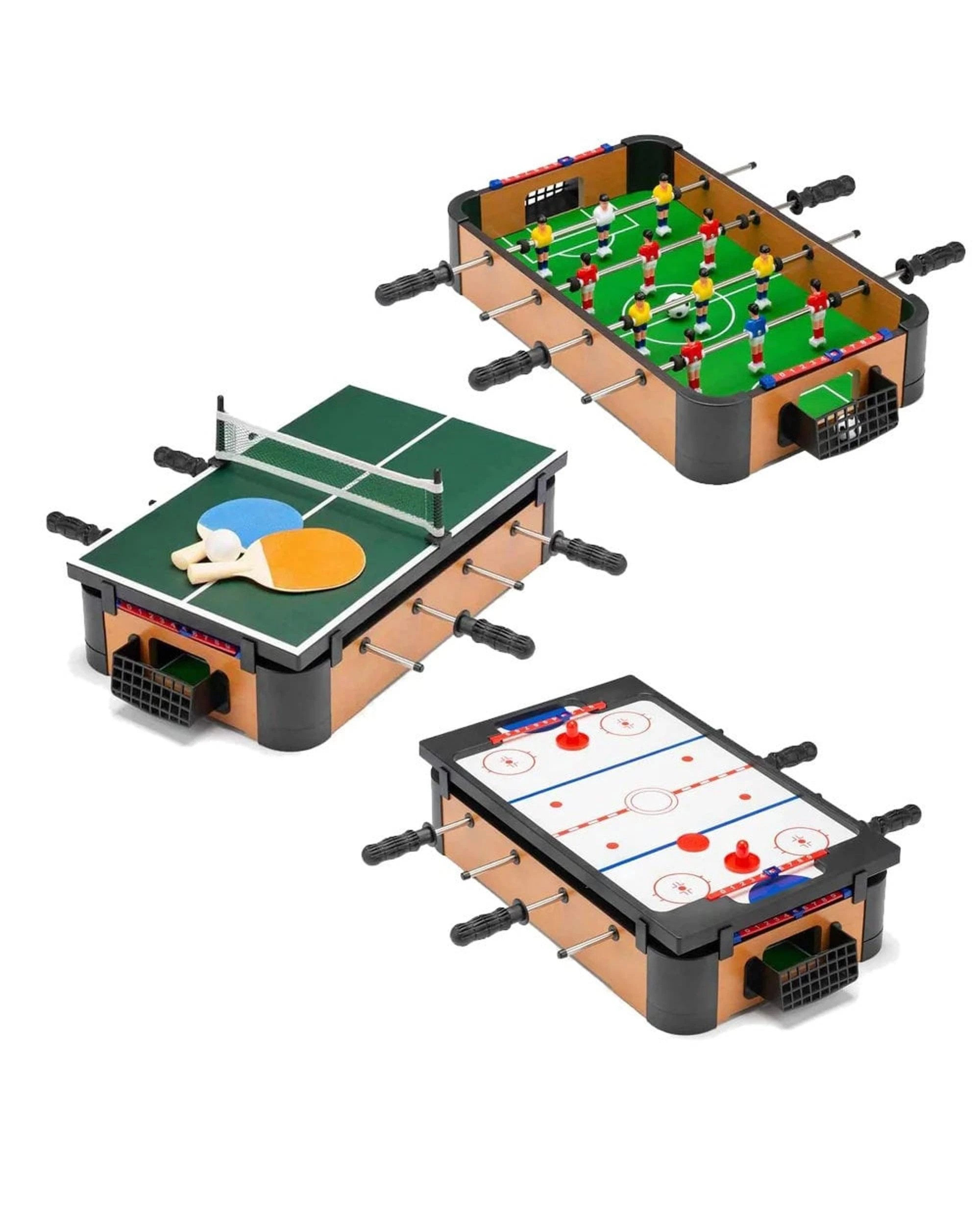 2 Power Play 20 inch 3 in 1 Games Table, 2 of 7