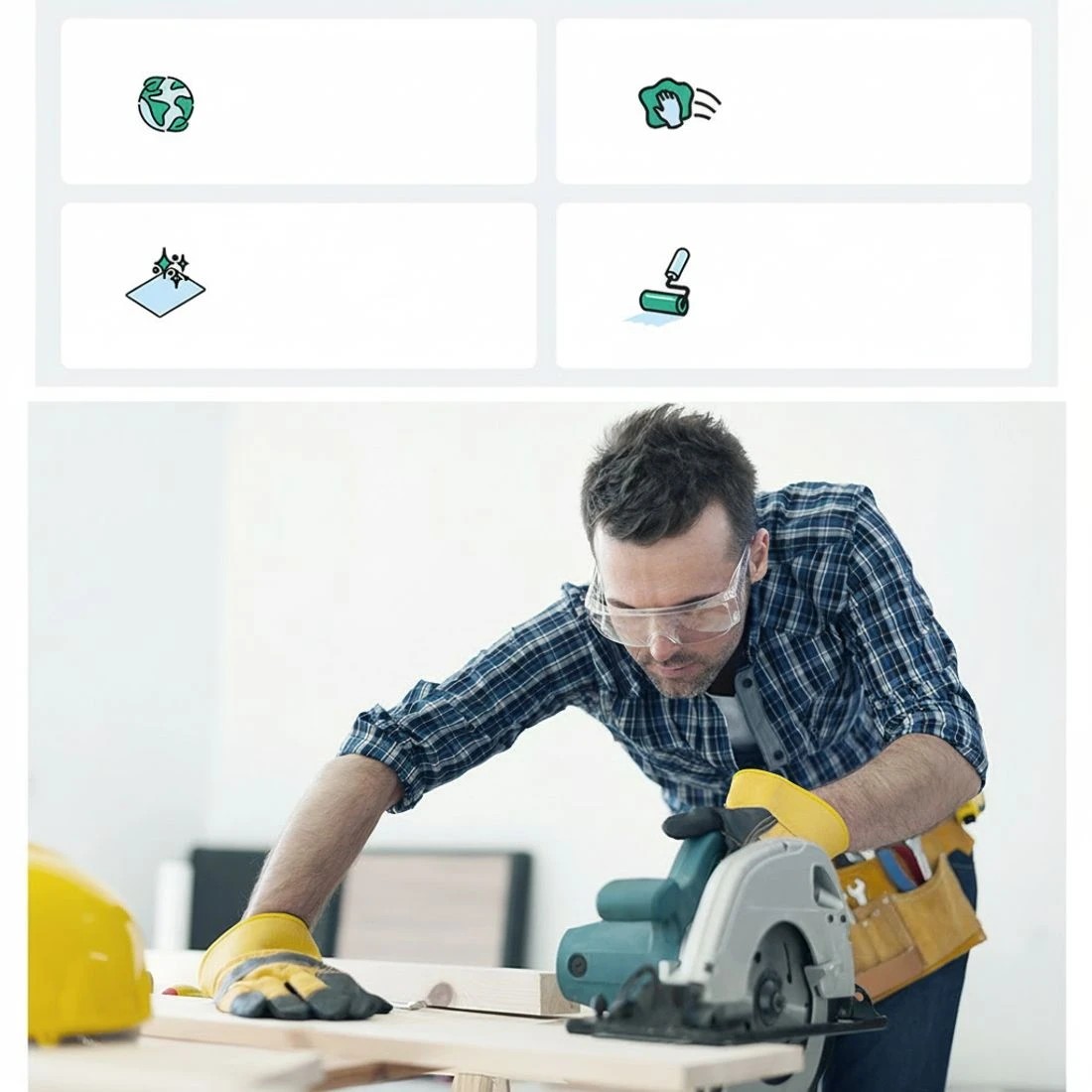 5 Artiss Standing Desk Top  120CM - White, 5 of 6