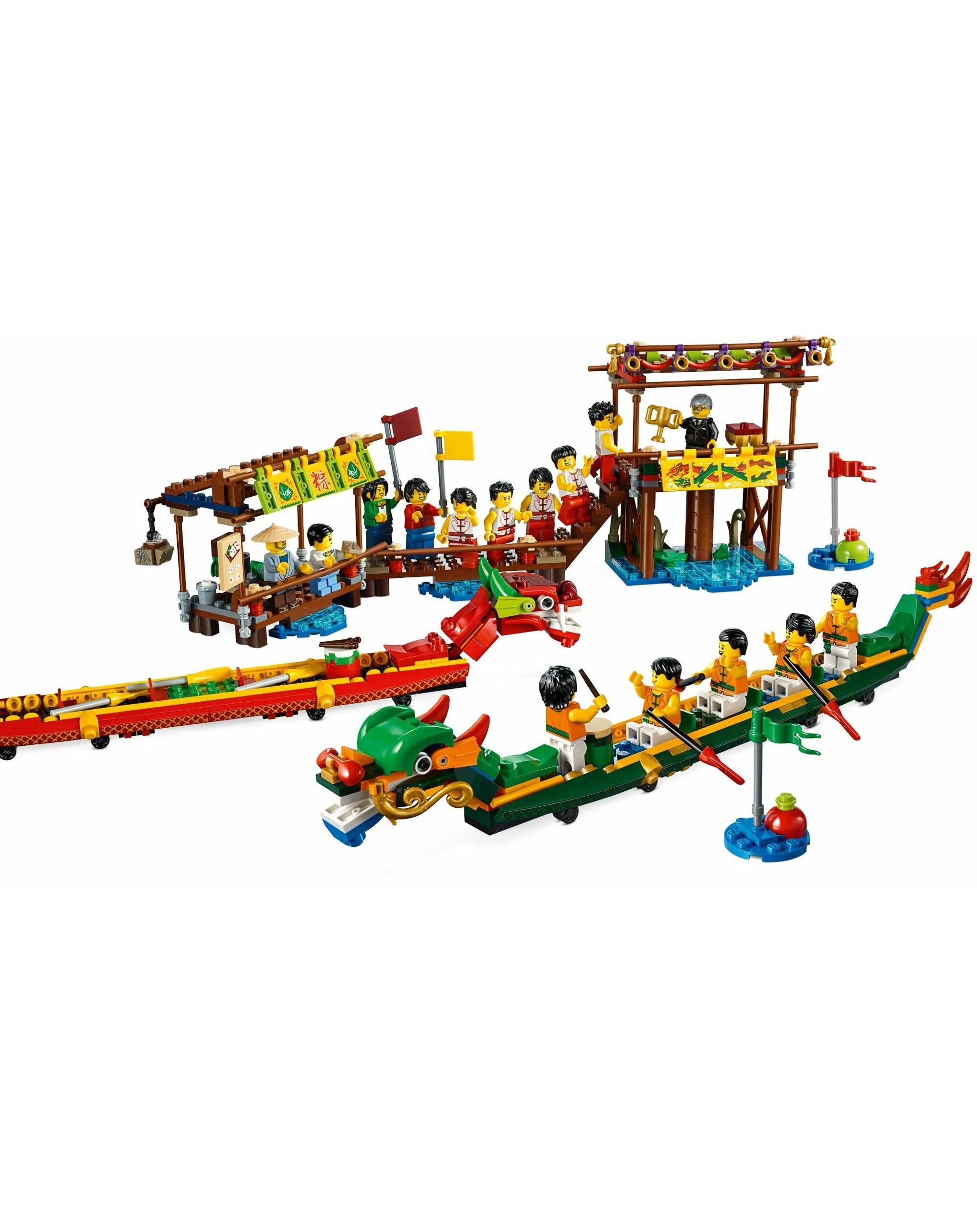 3 LEGO 80103 Dragon Boat Race Set with 15 Minifigures, 3 of 5