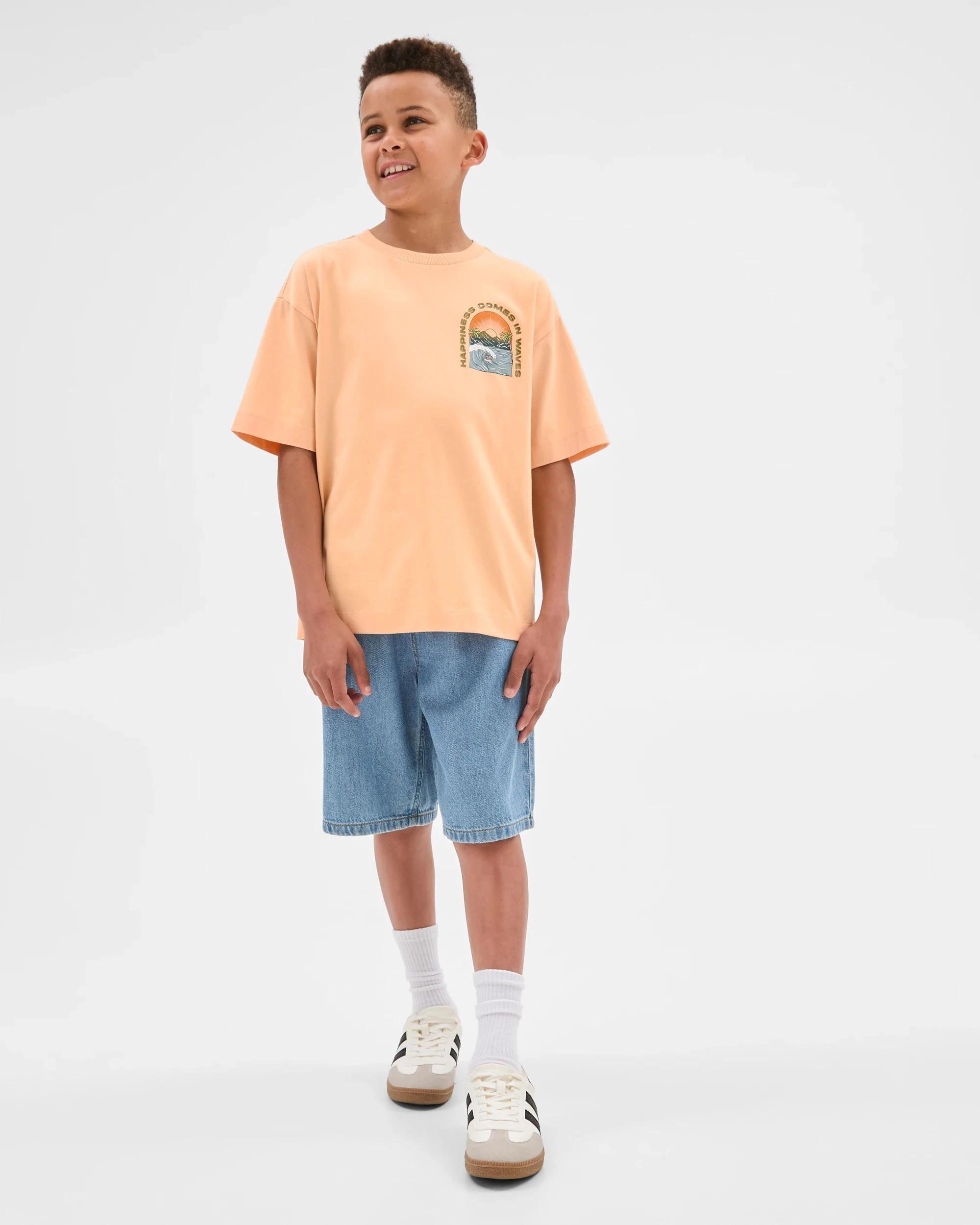 2 Target Kids Australian Cotton Harmony Day Print T-Shirt ORANGE, 2 of 8