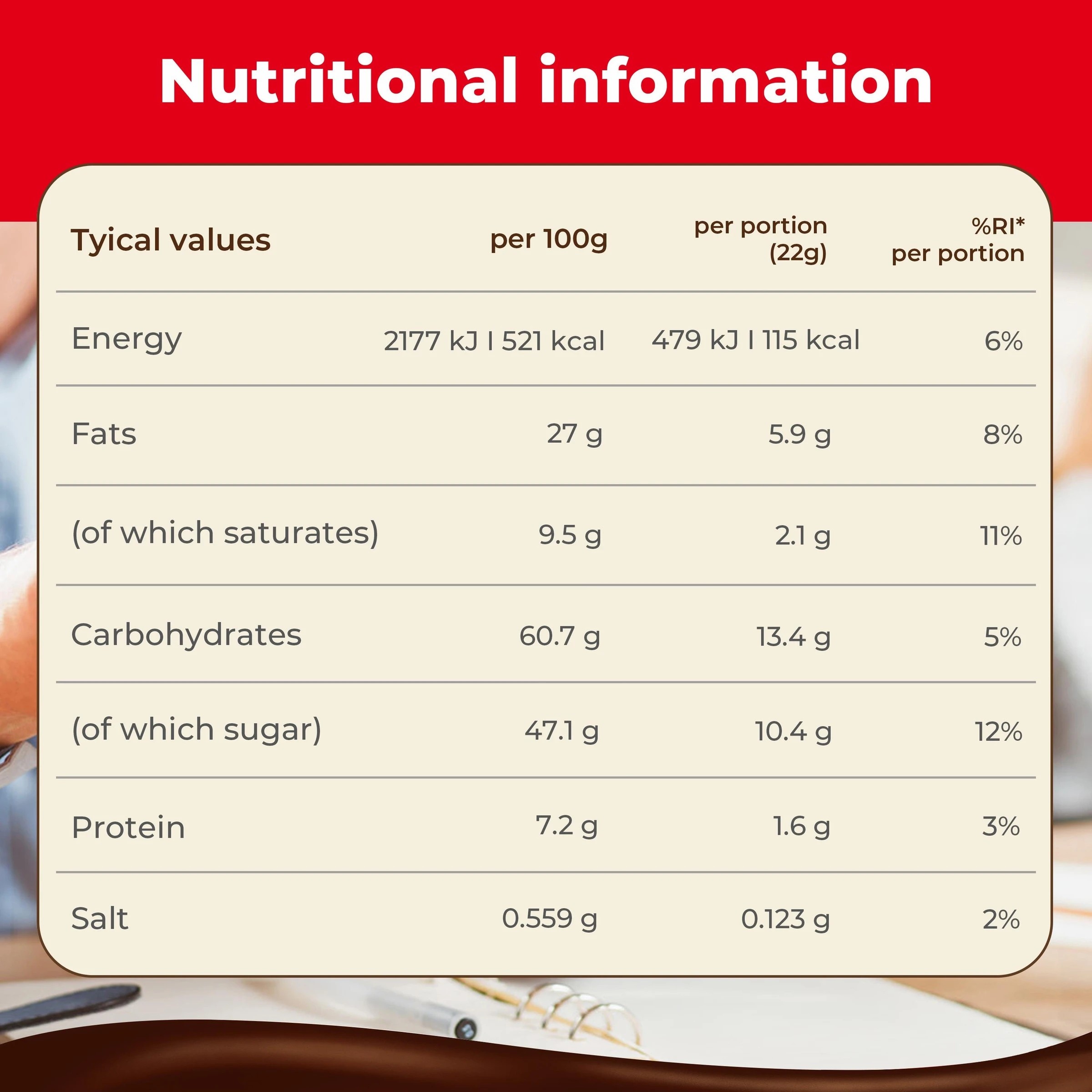 10 6 Piece Nutella B-Ready Wafer Chocolate Biscuit 132g, 10 of 10