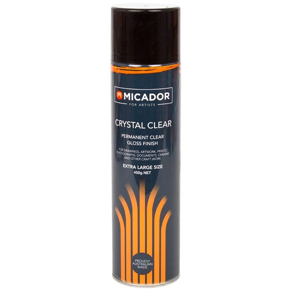 1 Micador for Artists Crystal Clear Spray 450g, 1 of 1