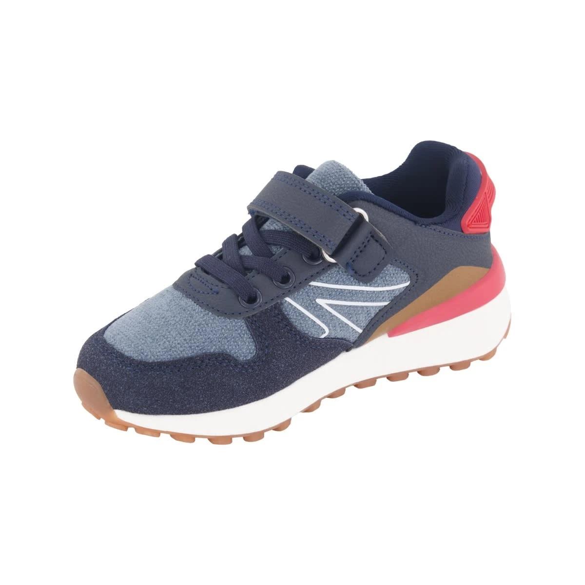 3 Junior Casual Sneakers NAVY Denim Blues, 3 of 5
