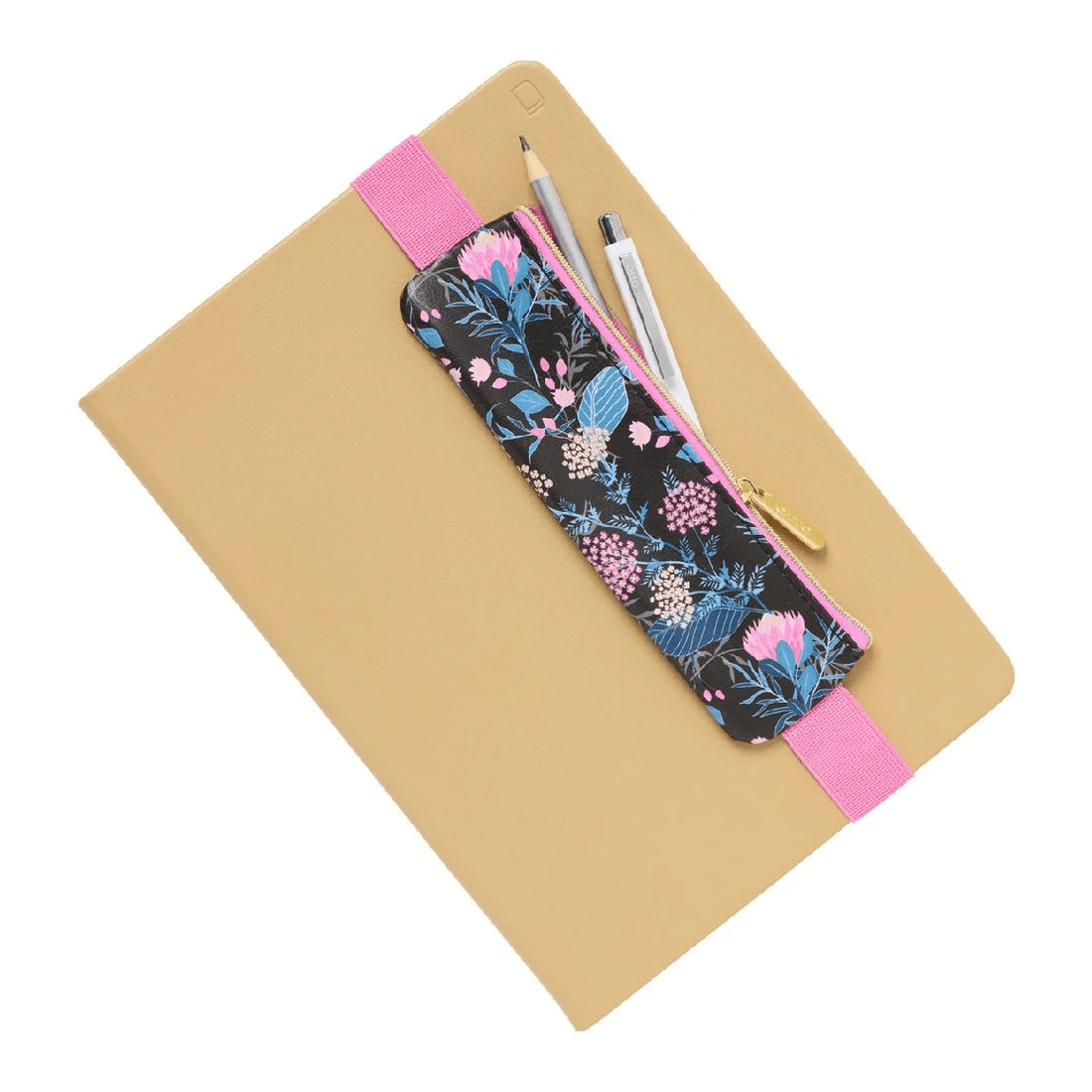 2 Otto Pencil Case with Elastic DK Floral, 2 of 2