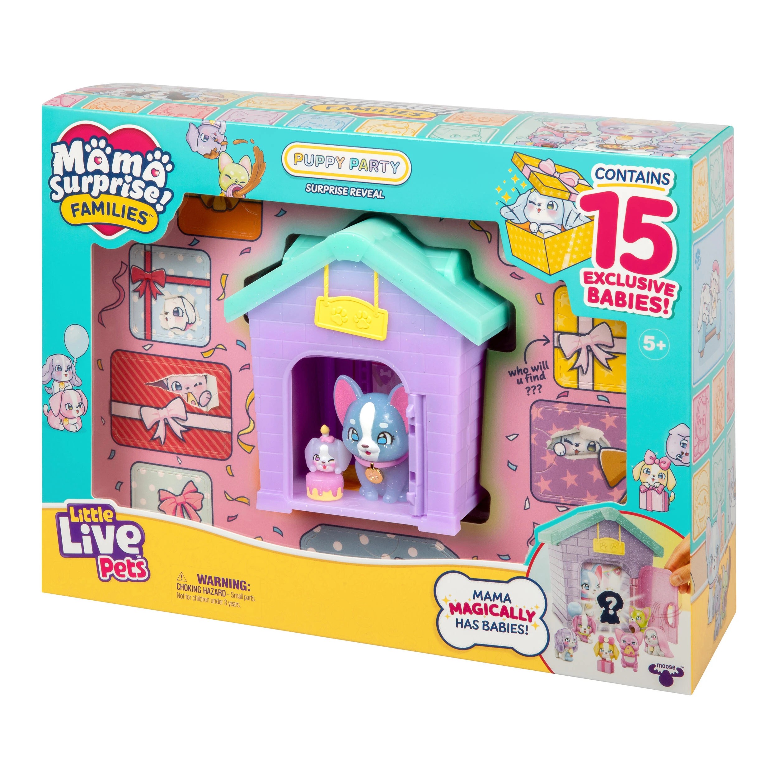 2 Little Live Pets Mama Surprise Puppy Party Pack, 2 of 6