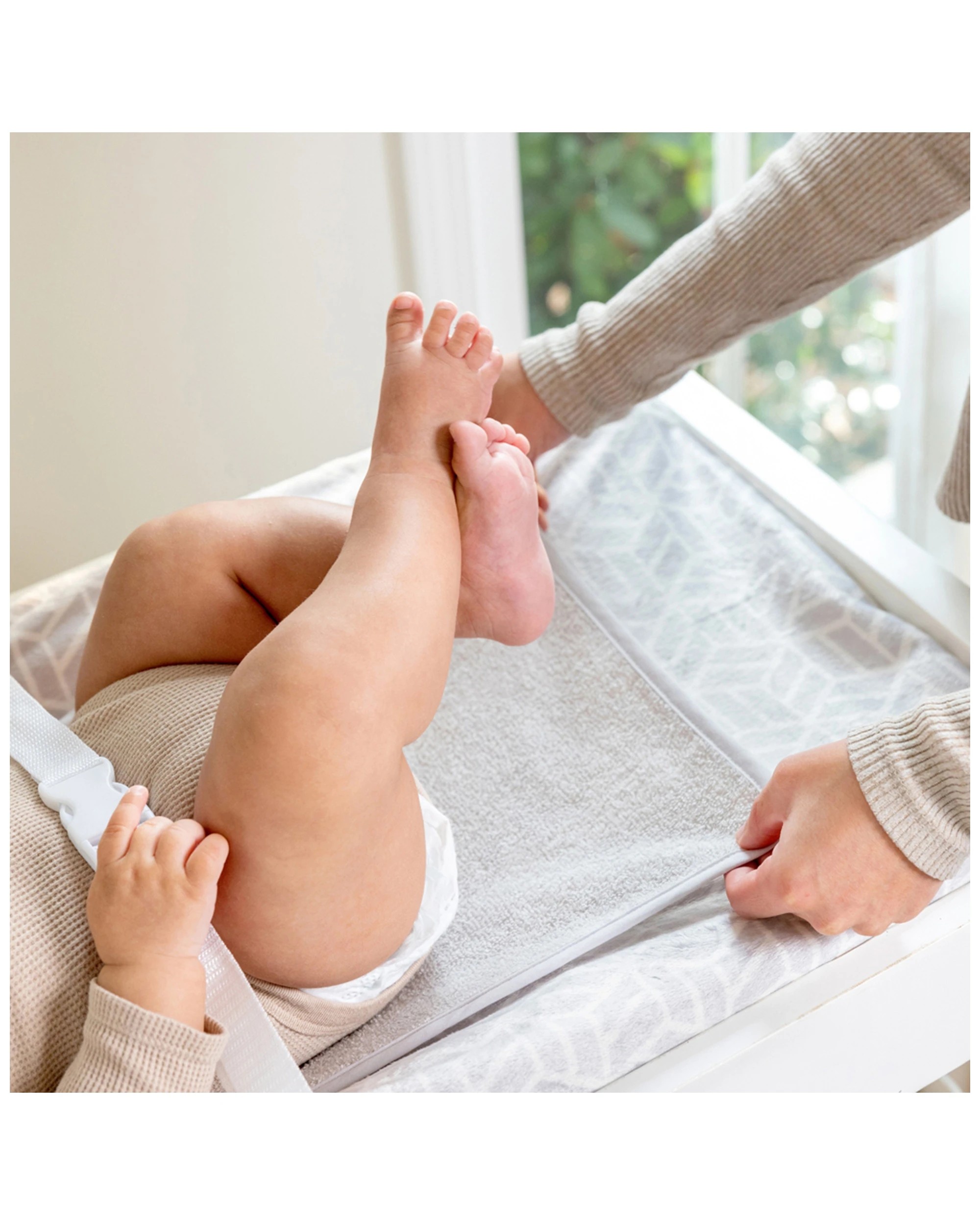 4 Ingenuity Summer By Ingenuity Baby Changing Essentials Pad Kit 3 Piece 0m - Grey, 4 of 6