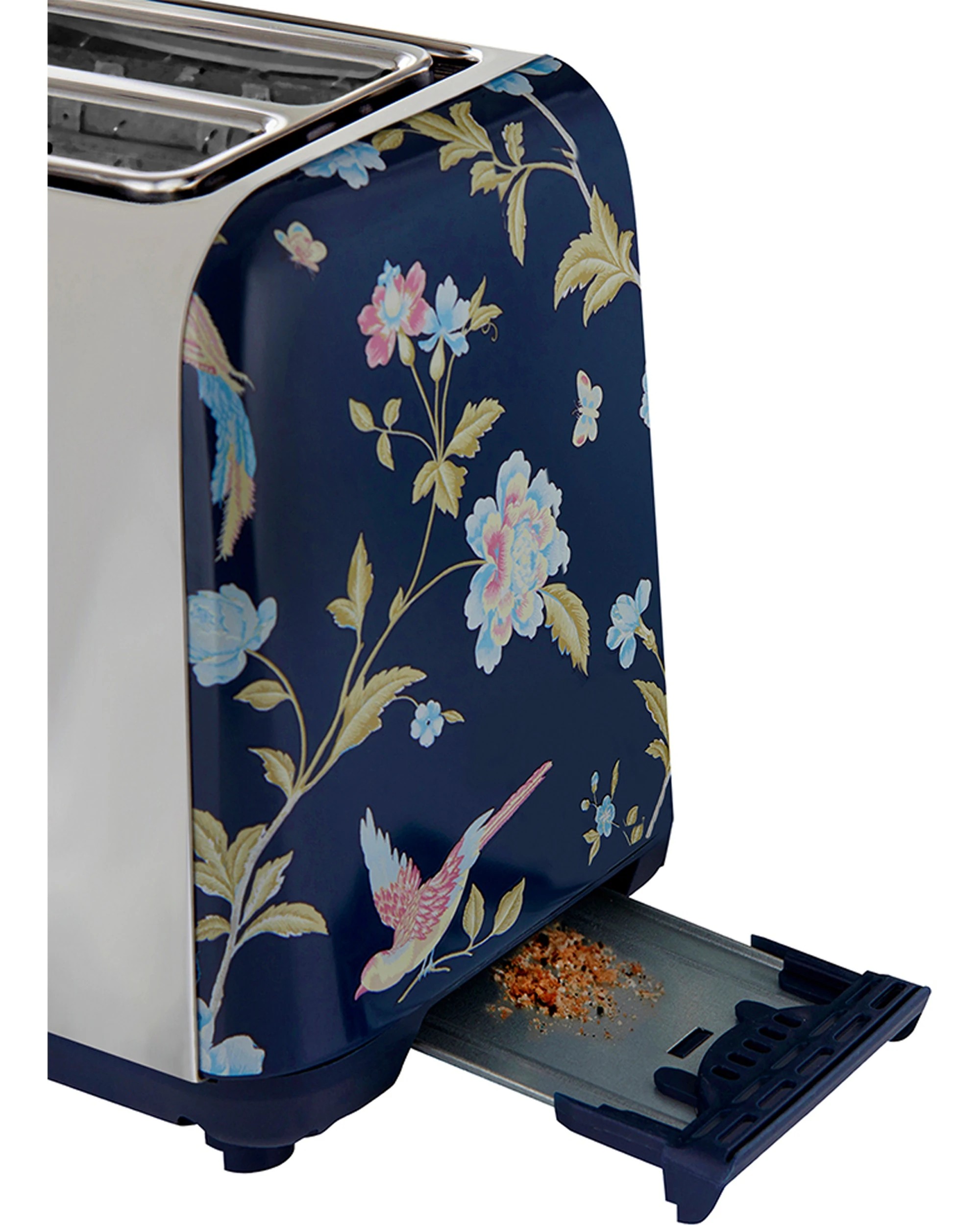 5 Laura Ashley Elveden 2 Slice Toaster Variable Controls Defrost Reheat Mode - Blue, 5 of 8