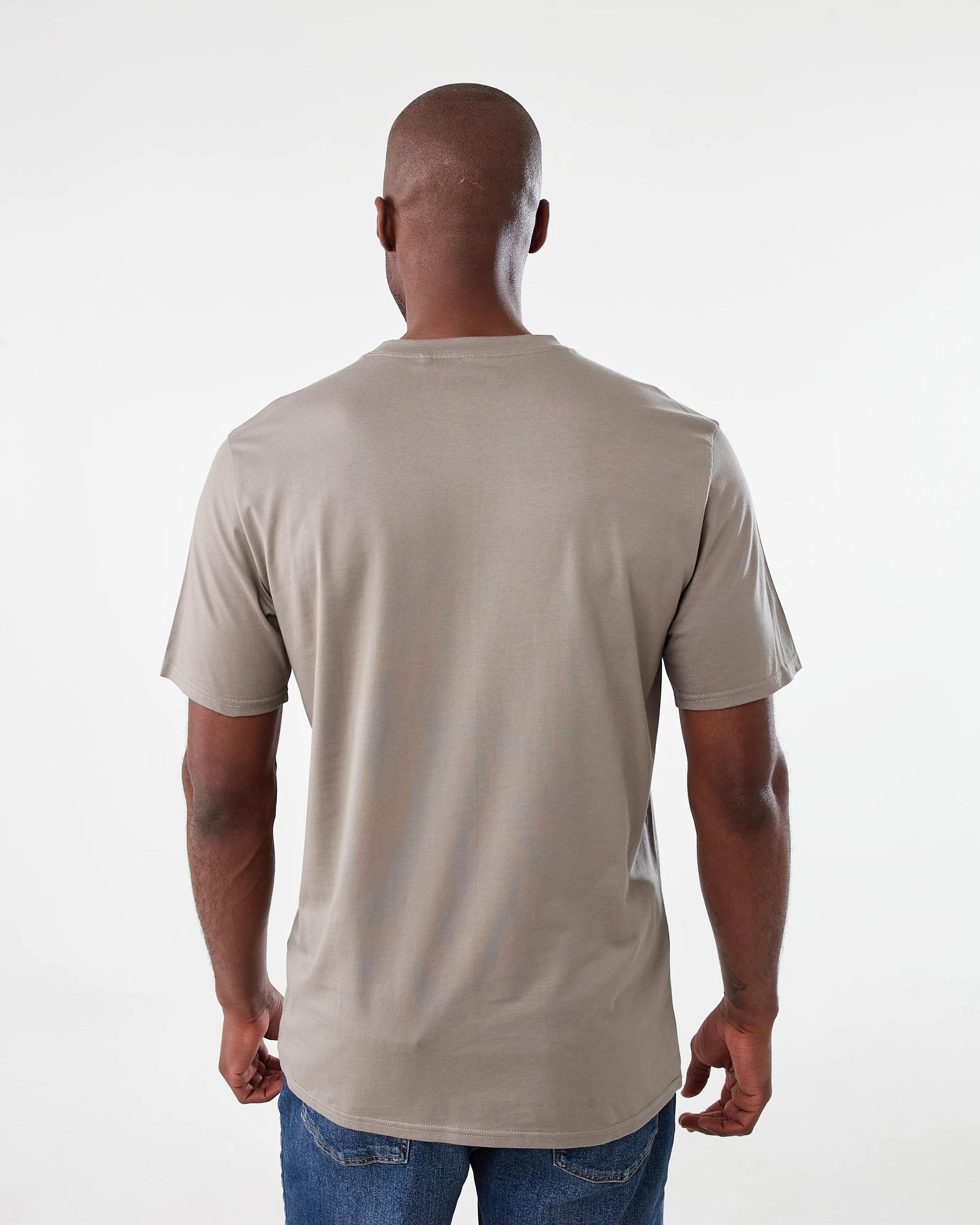 3 Australian Cotton Crew Neck T-shirt DRIFT BROWN, 3 of 5